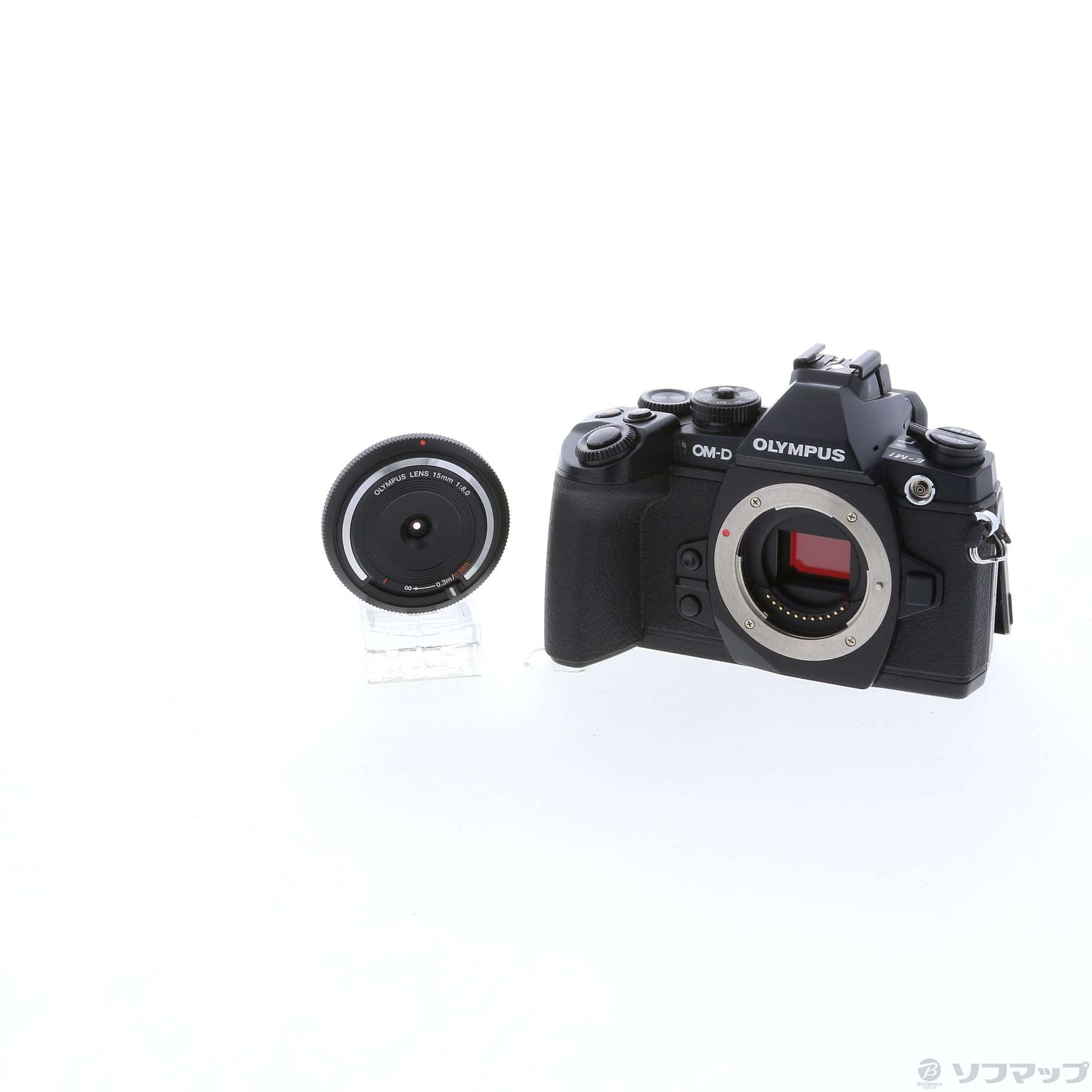 OM-D E-M1 ブラック ボディーキャップレンズ BCL-1580 セット