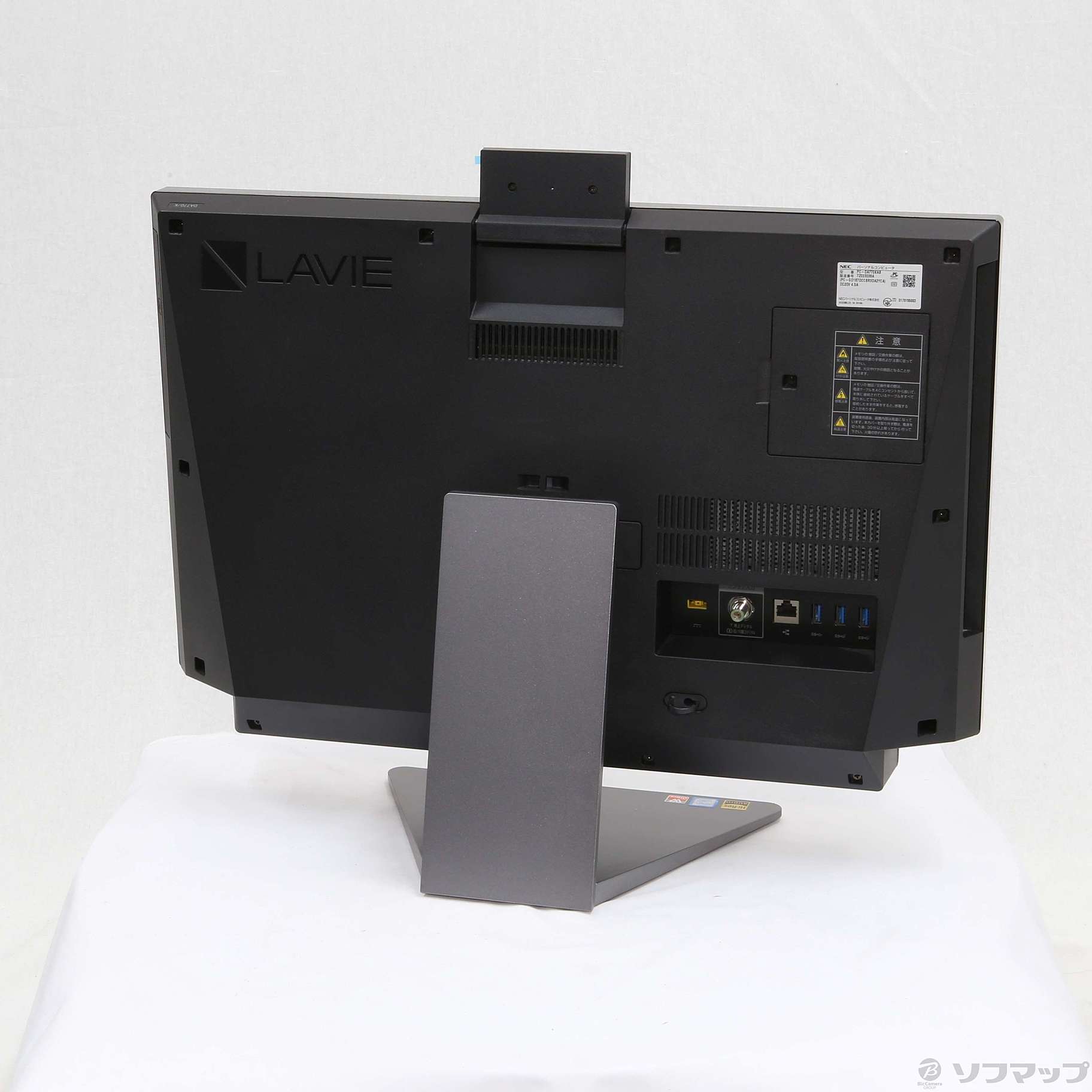 中古】LAVIE Desk All-in-one DA770／KAB PC-DA770KAB ダークシルバー