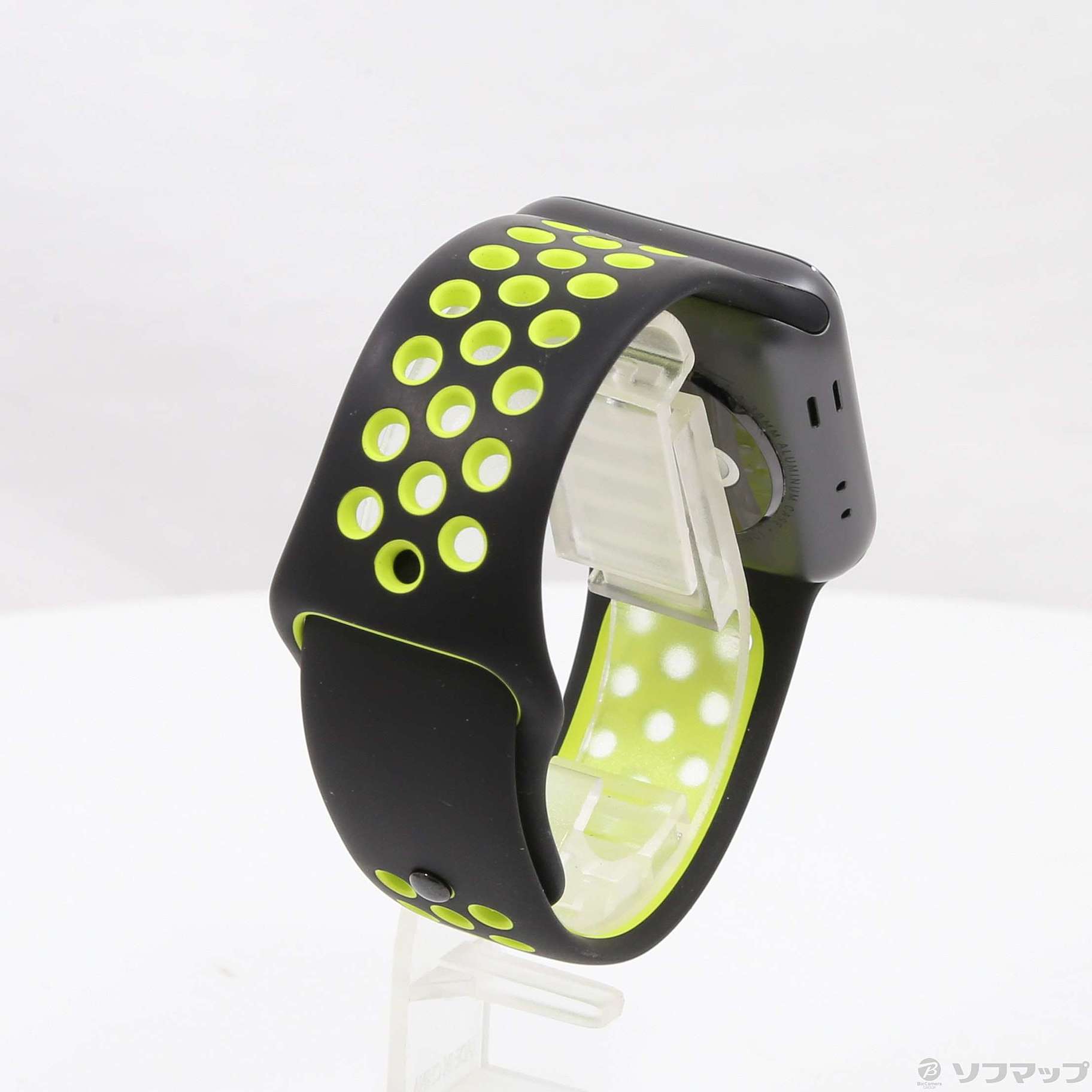 Apple Watch Series 2 Nike+ 38mm スペースグレイアルミニウムケース ブラック／ボルトNikeスポーツバンド