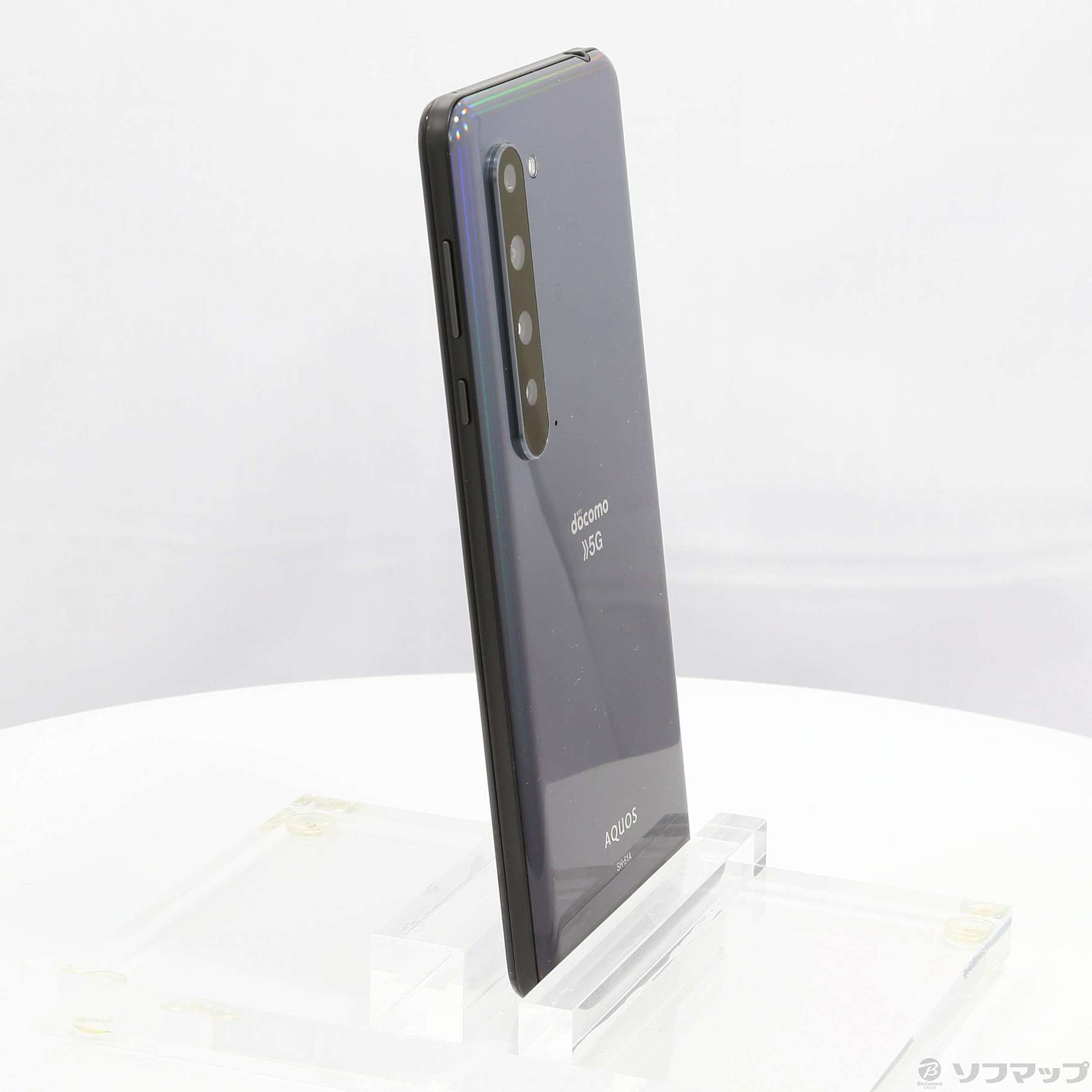 【中古】AQUOS R5G 256GB ブラックレイ SH-51A docomoロック