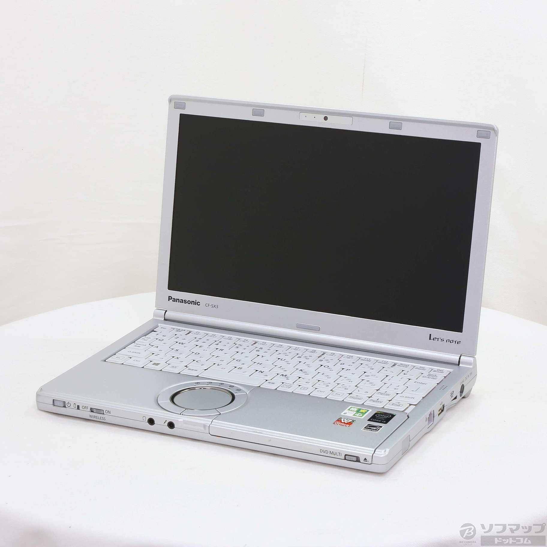 中古】格安安心パソコン Lets note SX3 CF-SX3DDPBR シルバー 