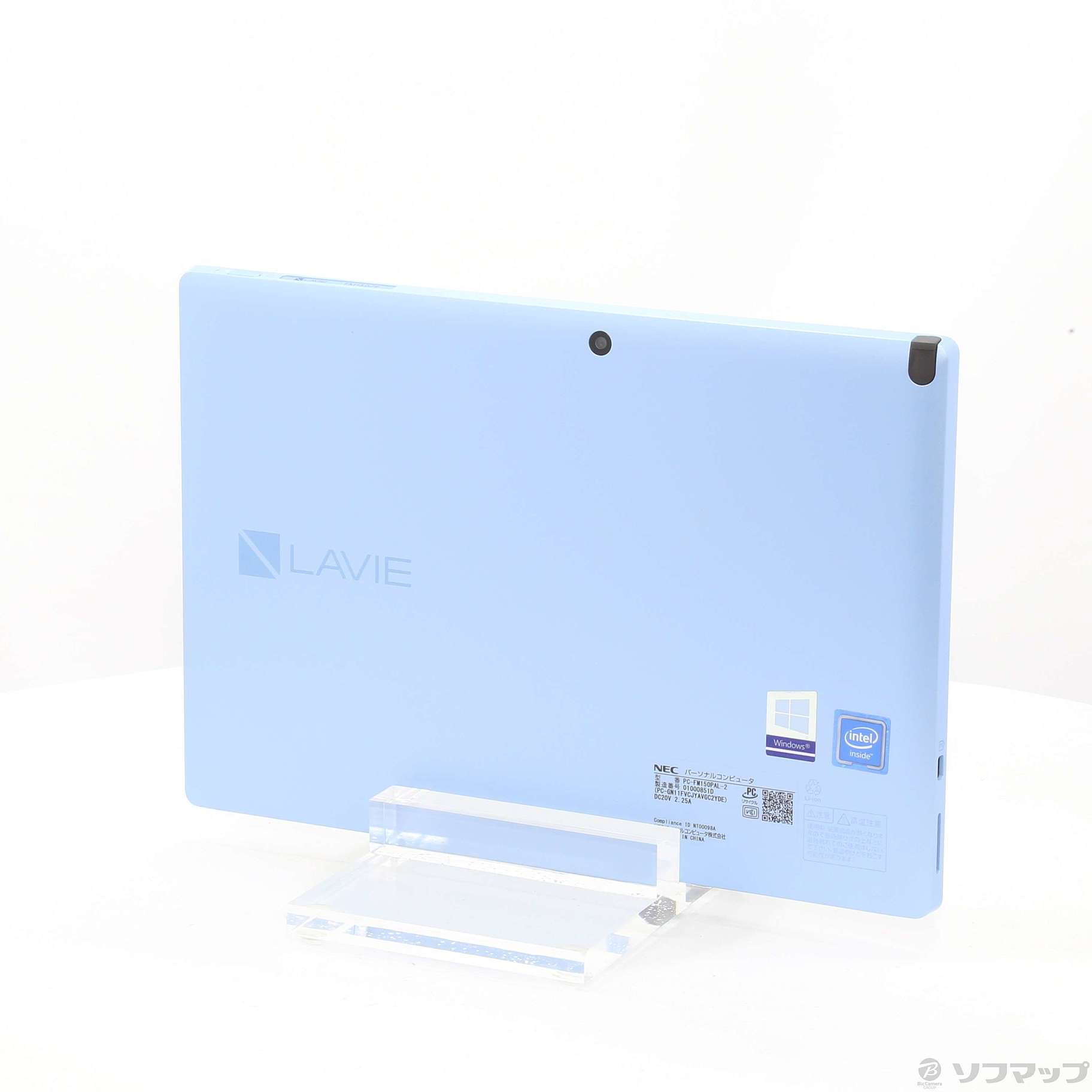 〔展示品〕 LAVIE First Mobile FM150／PAL PC-FM150PAL-2 ライトブルー 〔Windows 10〕