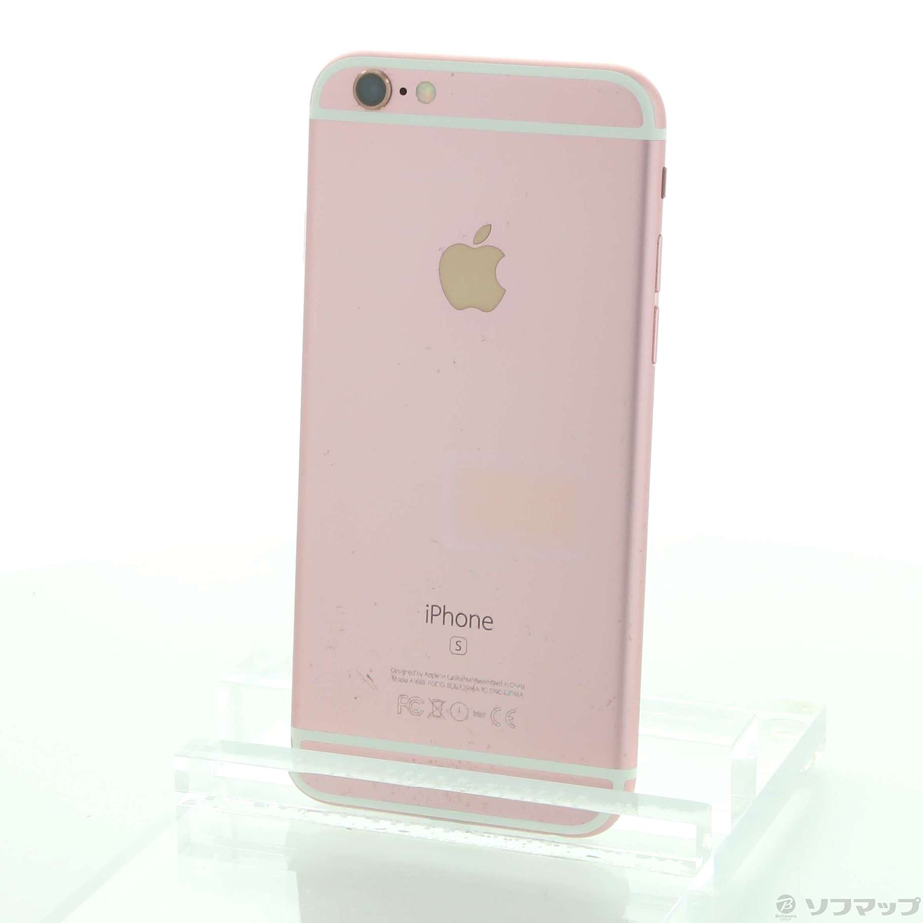 スマホ/家電/カメラ【・美品】Apple iPhone 6s 16GB SIMフリー ローズ