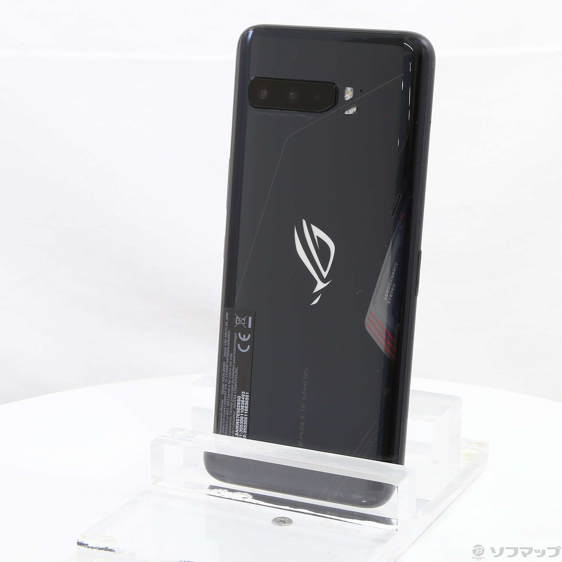 中古 Rog Phone 3 512gb ブラック Zs661ksbk512r12 Simフリー 11 24 火 値下げ リコレ ソフマップの中古通販サイト