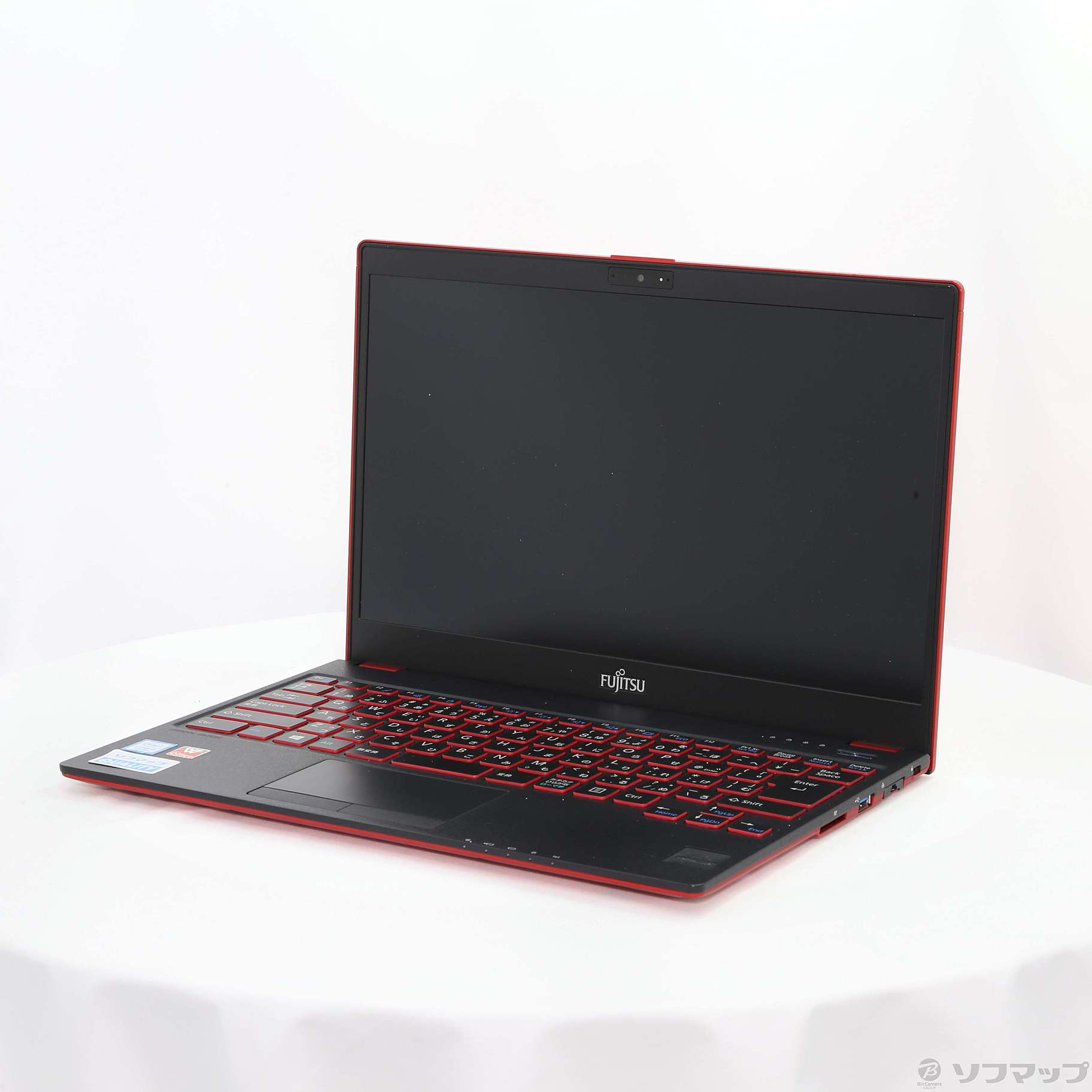 中古】LIFEBOOK UH75／B1 FMVU75B1R サテンレッド 〔Windows 10