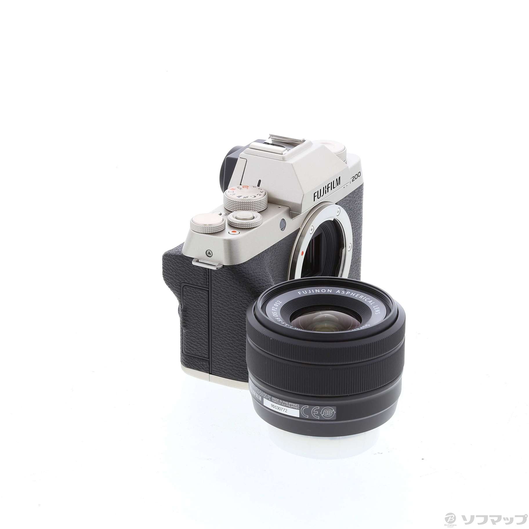 中古】FUJIFILM X-T200 X-T200LK-GI レンズキット シャンパンゴールド [2133029353036] -  リコレ！|ビックカメラグループ ソフマップの中古通販サイト