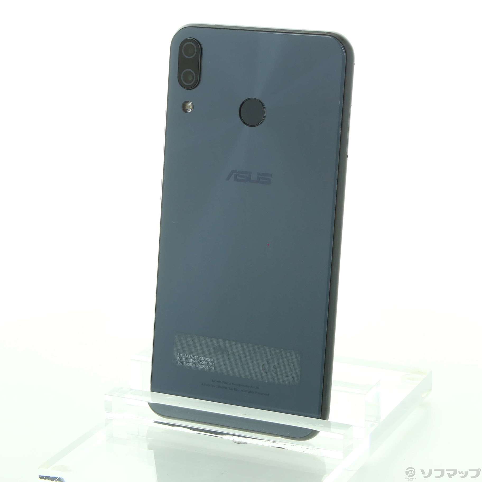 中古】セール対象品 ZenFone 5Z 128GB シャイニーブラック ZS620KL