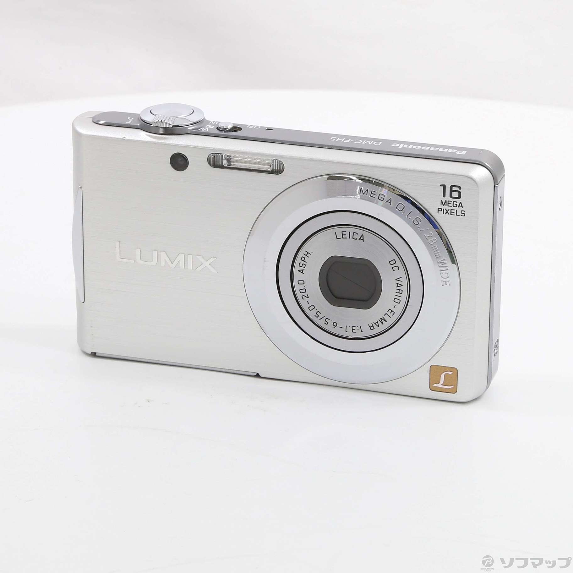 中古】LUMIX DMC-FH5-S (1610万画素／4倍／SDXC／シルバー