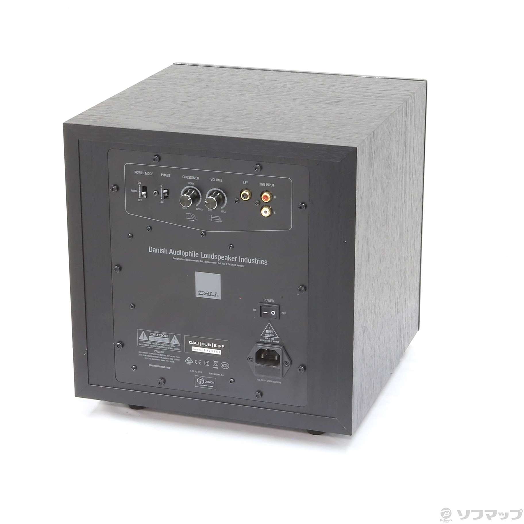 中古】〔展示品〕 SUB-E9F ブラックアッシュ サブウーファー 単品