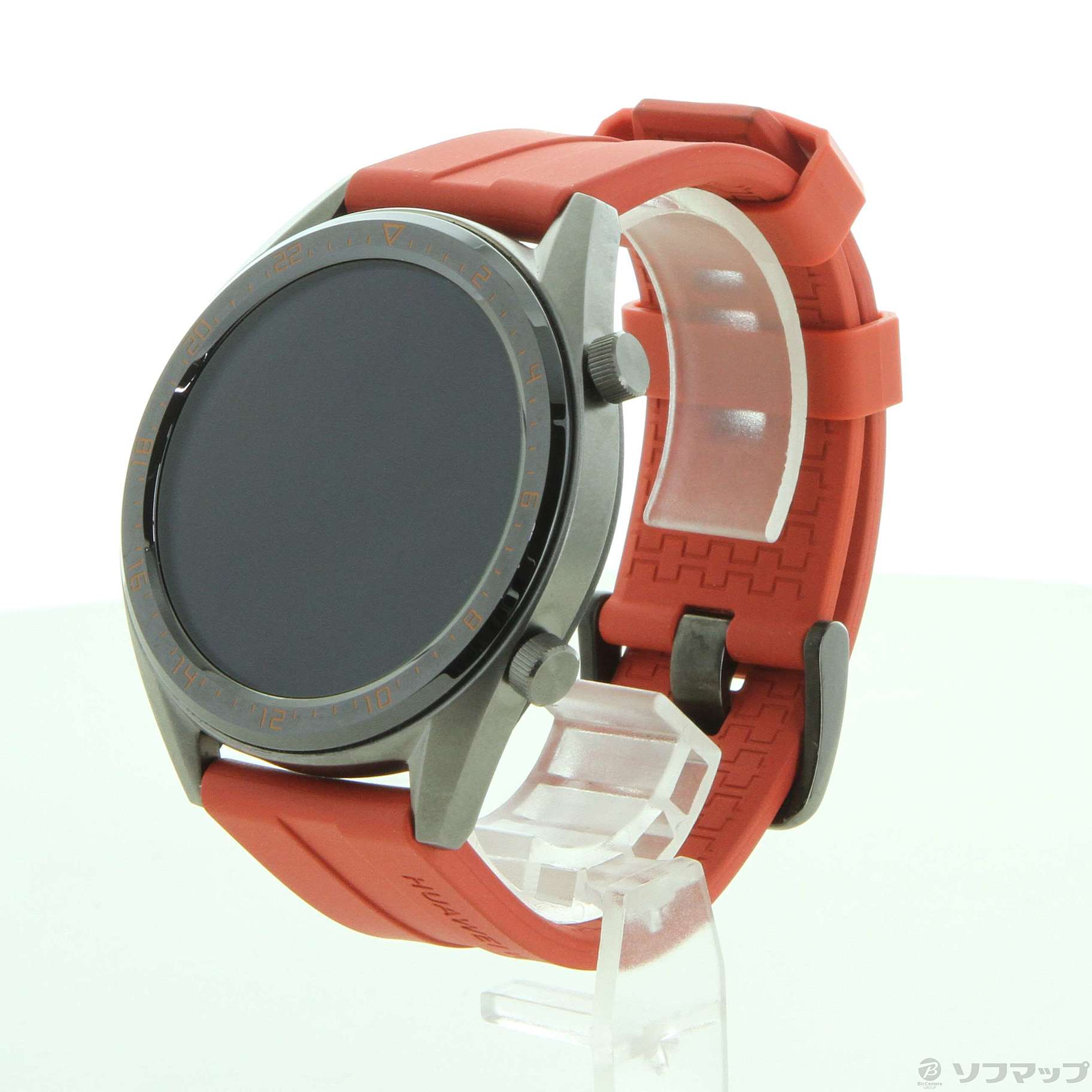 中古】〔展示品〕 HUAWEI WATCH GT 46mm オレンジベルト