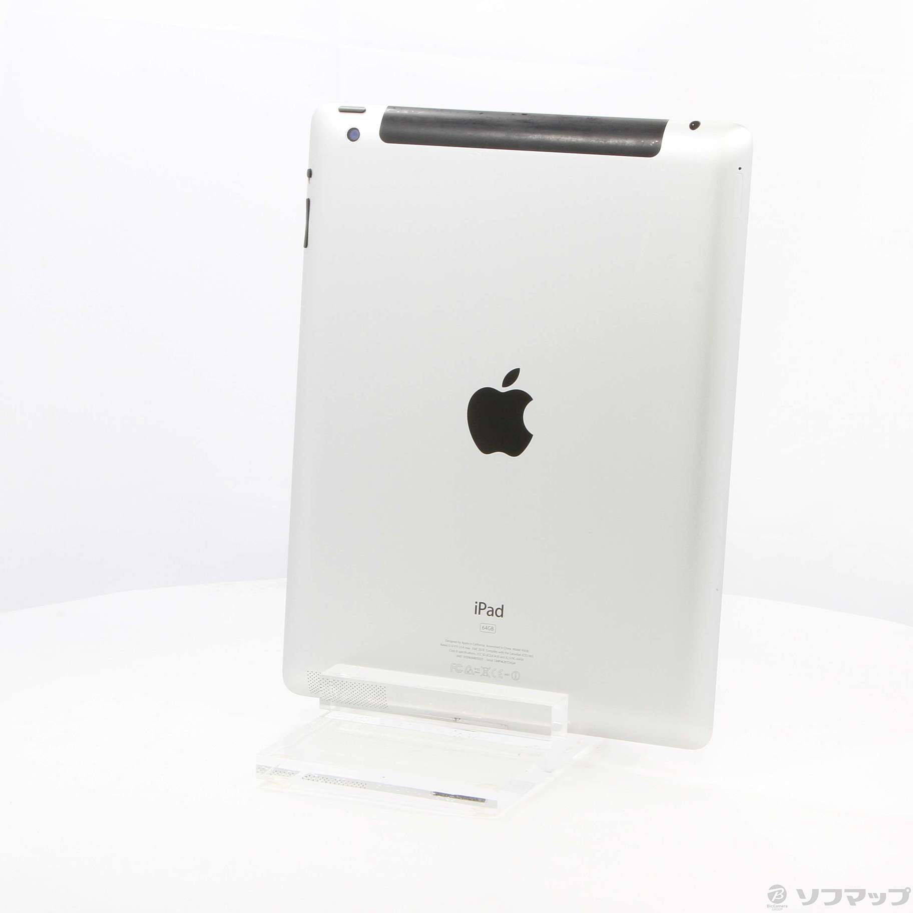 中古品〕 iPad 第3世代 64GB ホワイト MD371J／A SoftBank｜の通販は