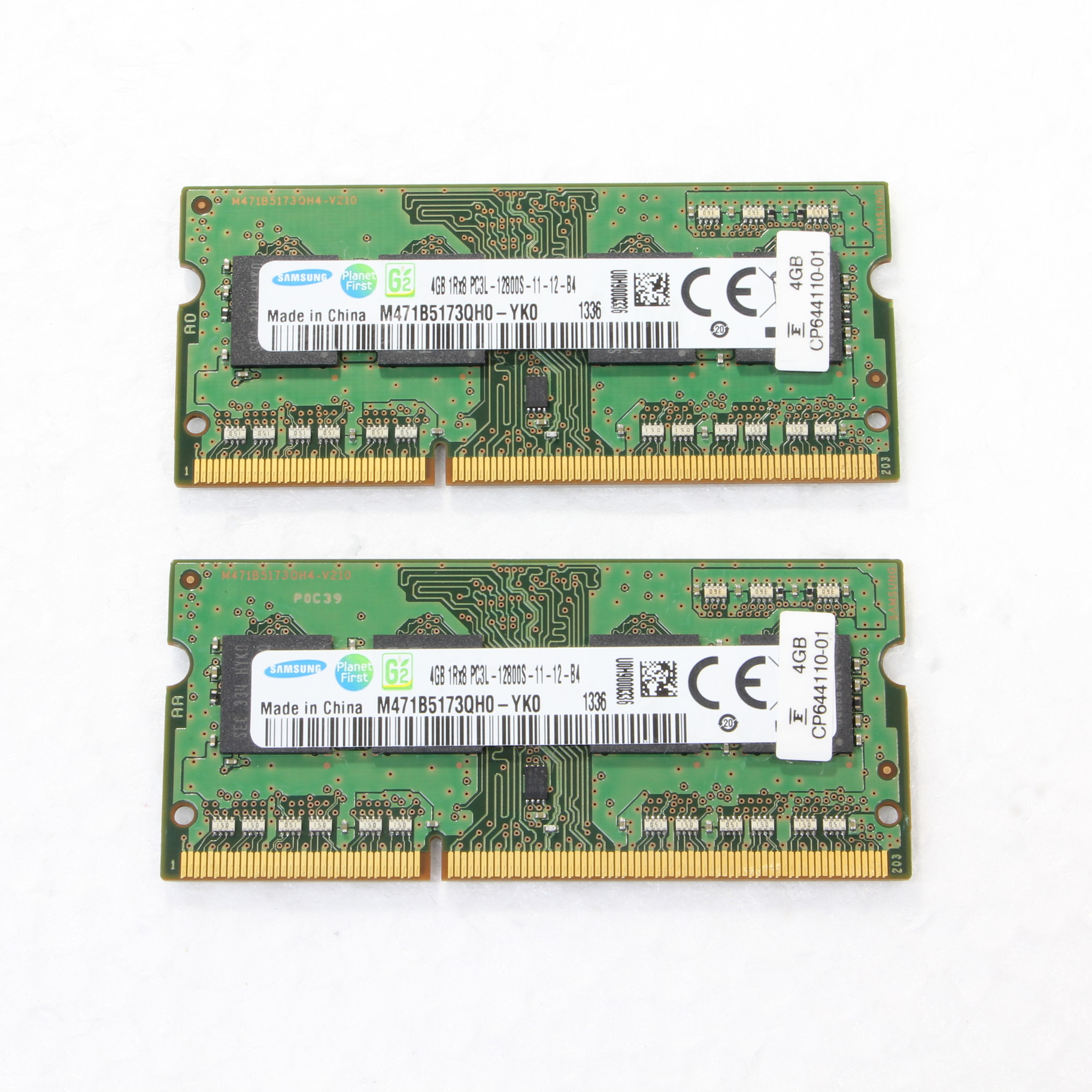 中古】低電圧版ノートPCメモリ 204P DDR3 8GB 4GB×2枚組 PC3L-12800