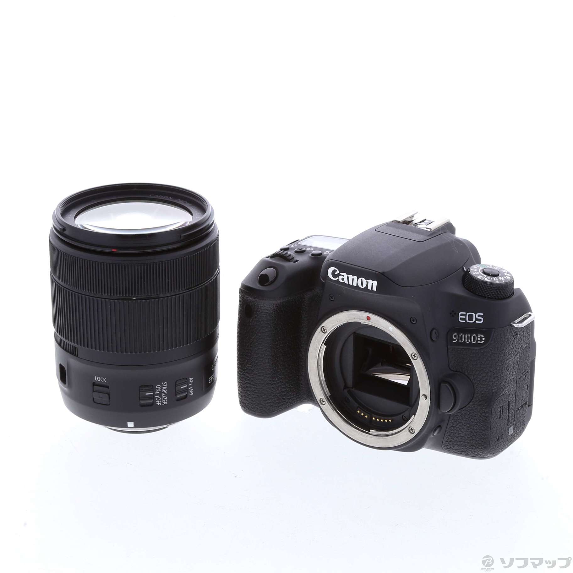 中古】EOS 9000D (W) EF-S18-135 IS USM レンズキット [2133029444529