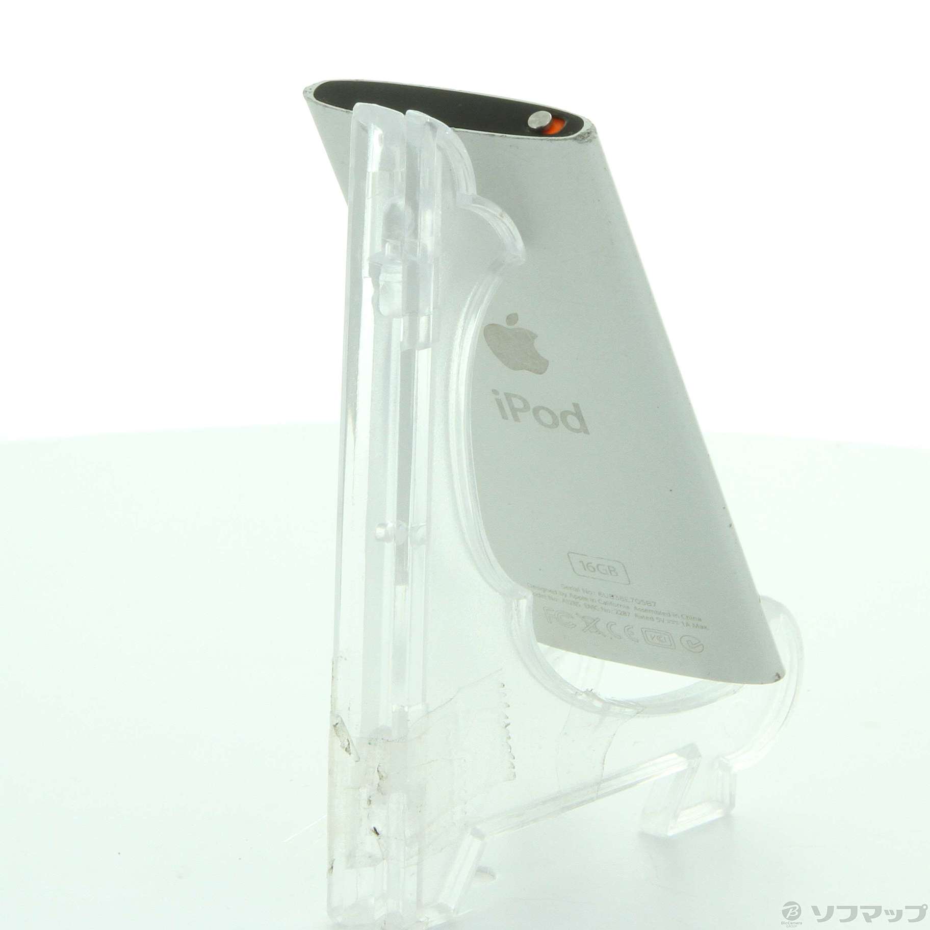 超美品 iPOD nano 第4世代 16GB シルバー Apple iPod nano MD480J⁄A [