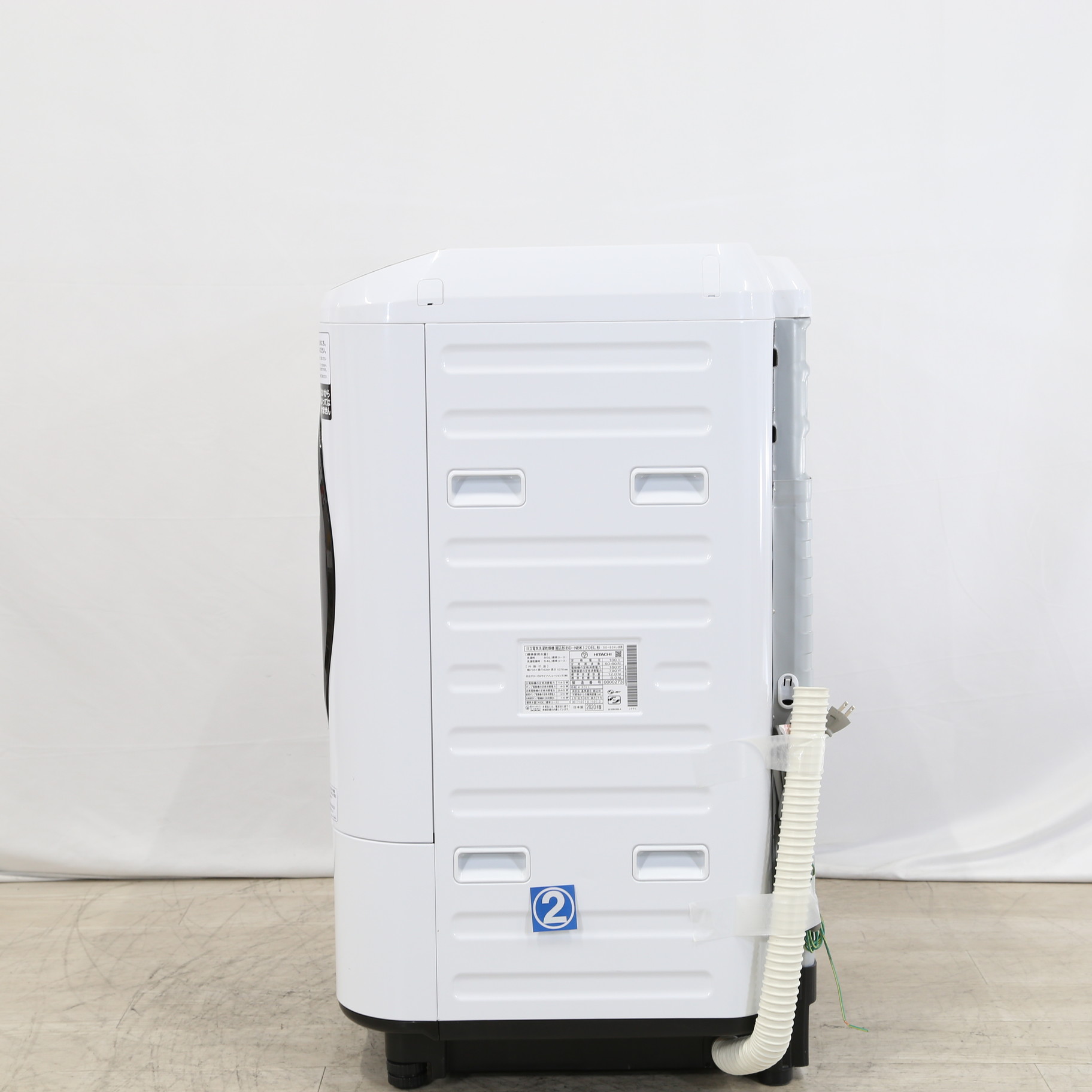 中古】〔展示品〕 ドラム式洗濯乾燥機 BD-NBK120EL-W ホワイト ［洗濯