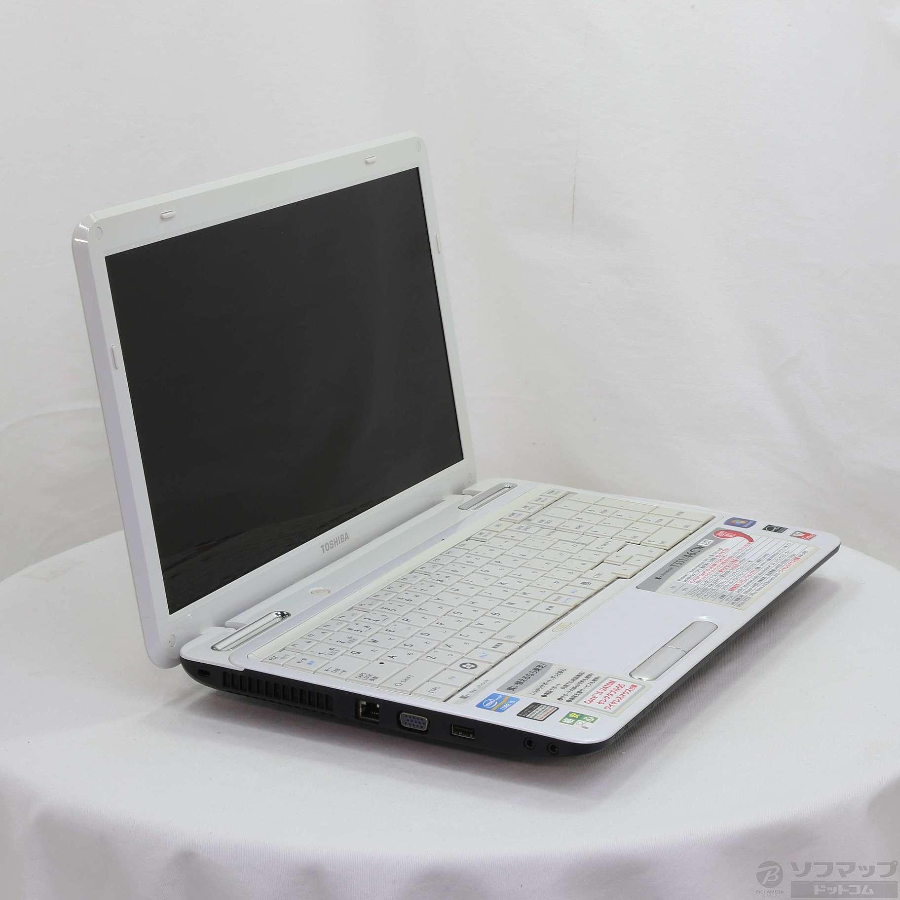 格安安心パソコン dynabook T351／46CW PT35146CSFW リュクスホワイト