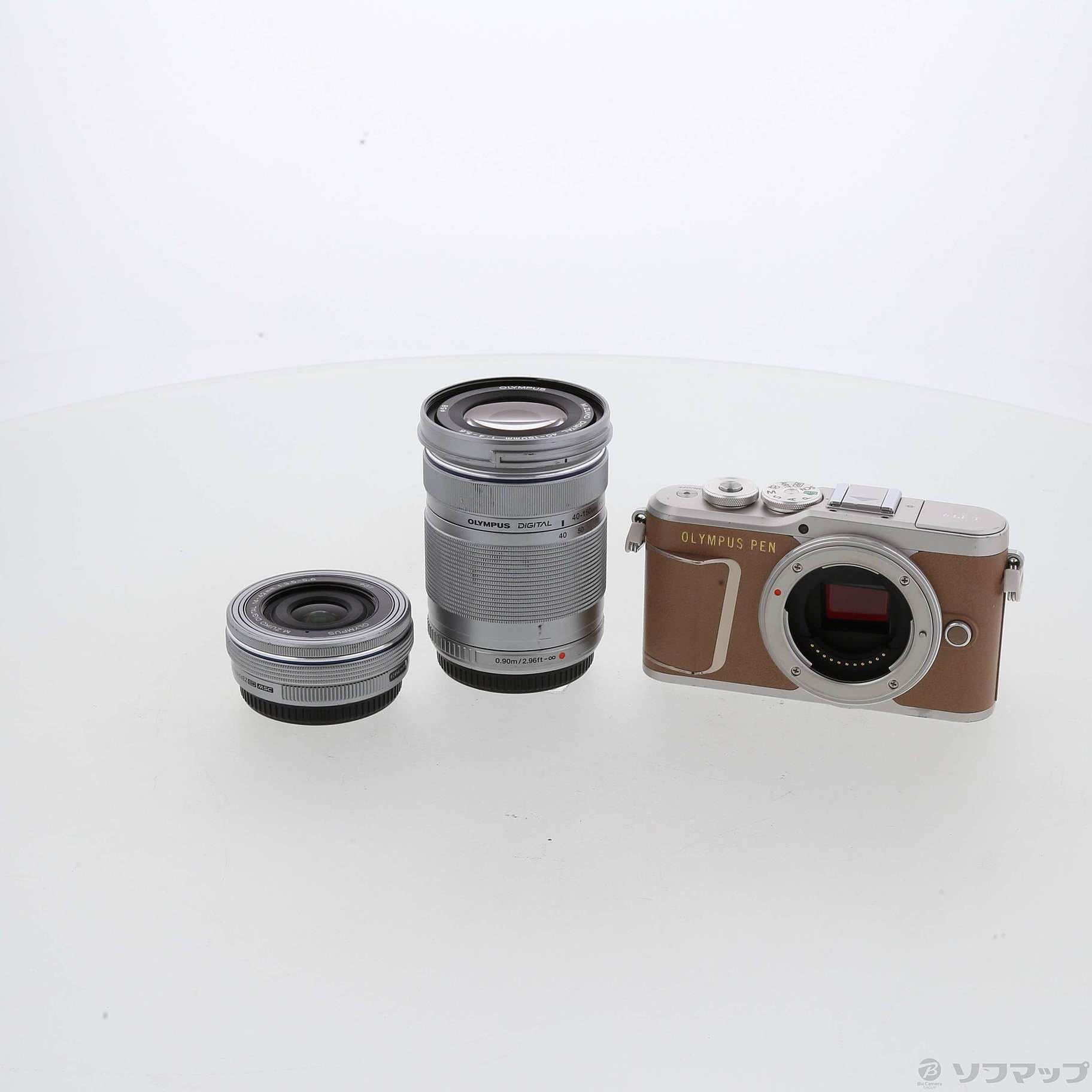 OLYMPUSPEN E-PL9 EZ ダブルズームキット ブラウン-