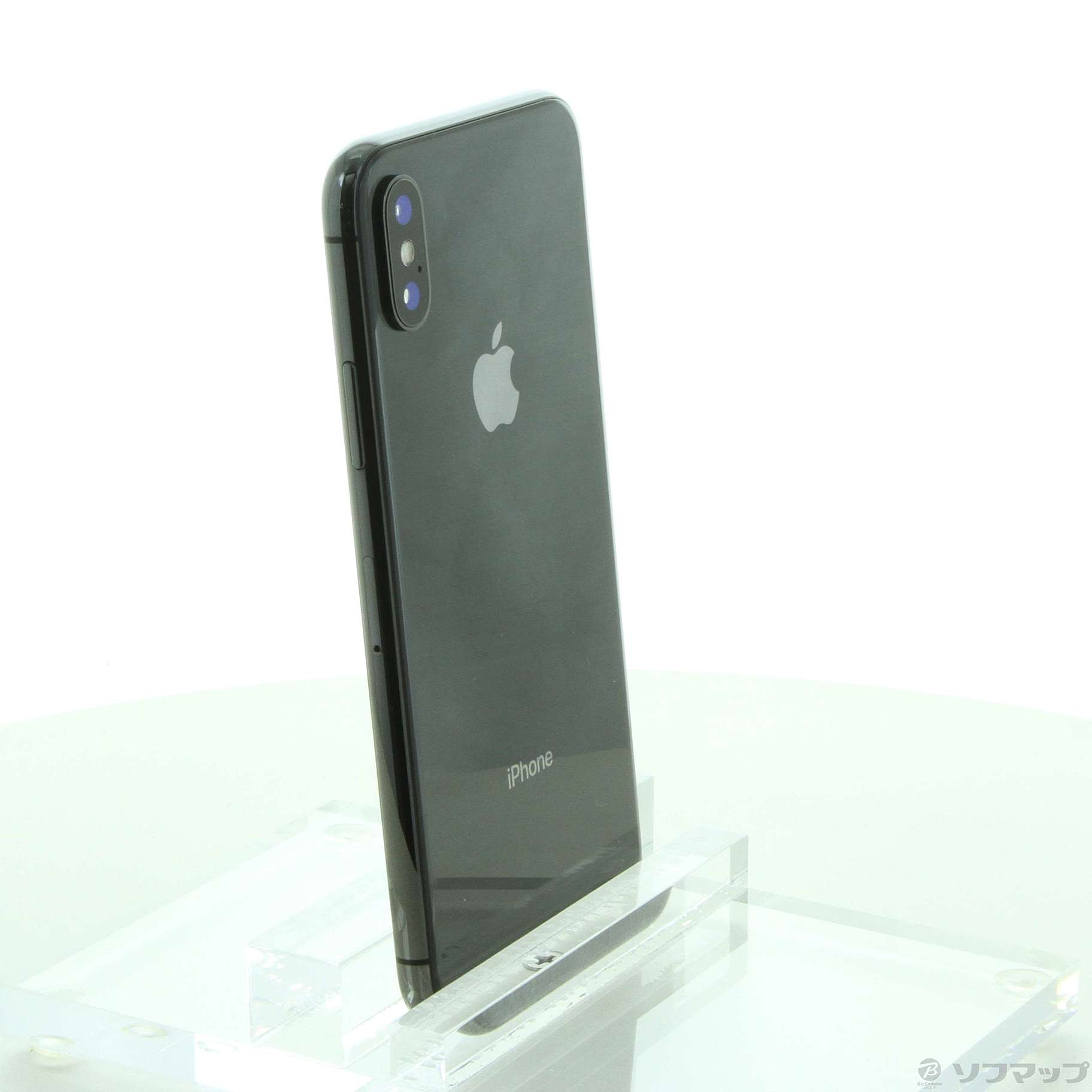 中古】iPhoneX 256GB スペースグレイ MQC12J／A docomo [2133029503233