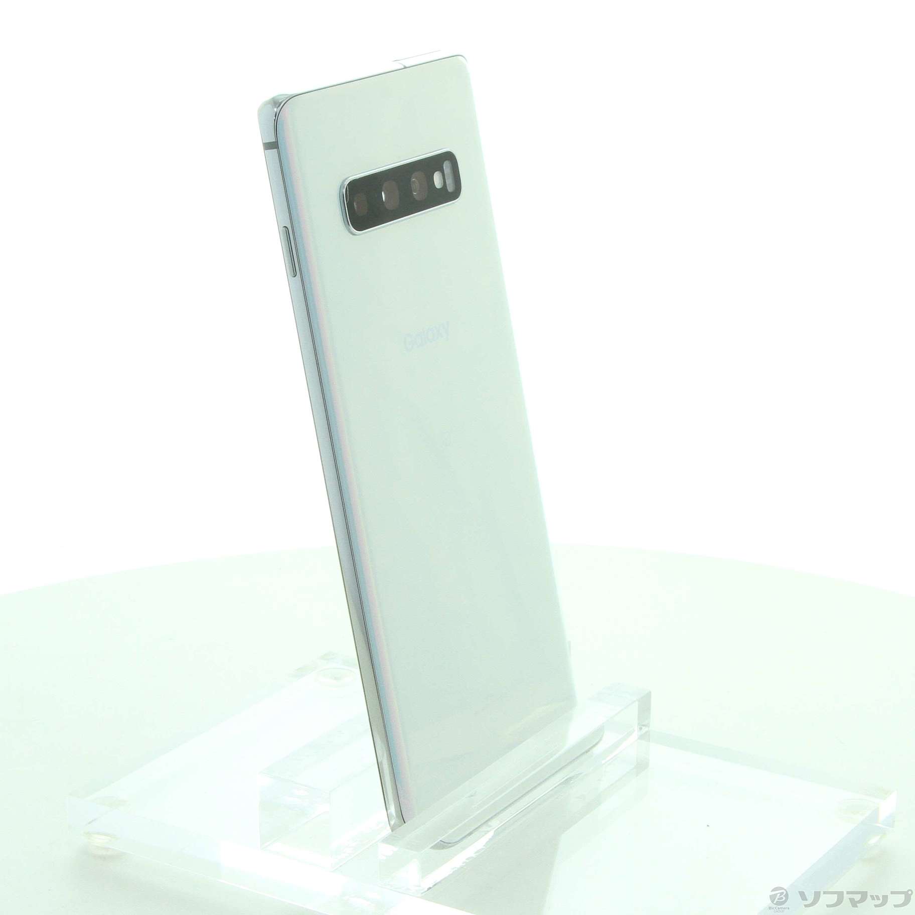 中古】GALAXY S10+ 128GB プリズムホワイト SCV42 auロック解除SIM