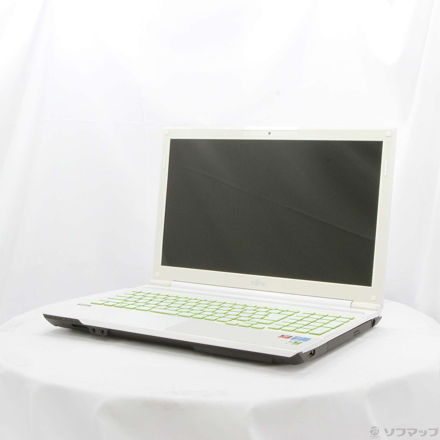 中古】格安安心パソコン LIFEBOOK AH56／J FMVA56JW アーバンホワイト 〔Windows 10〕 [2133029530666]  - リコレ！|ビックカメラグループ ソフマップの中古通販サイト