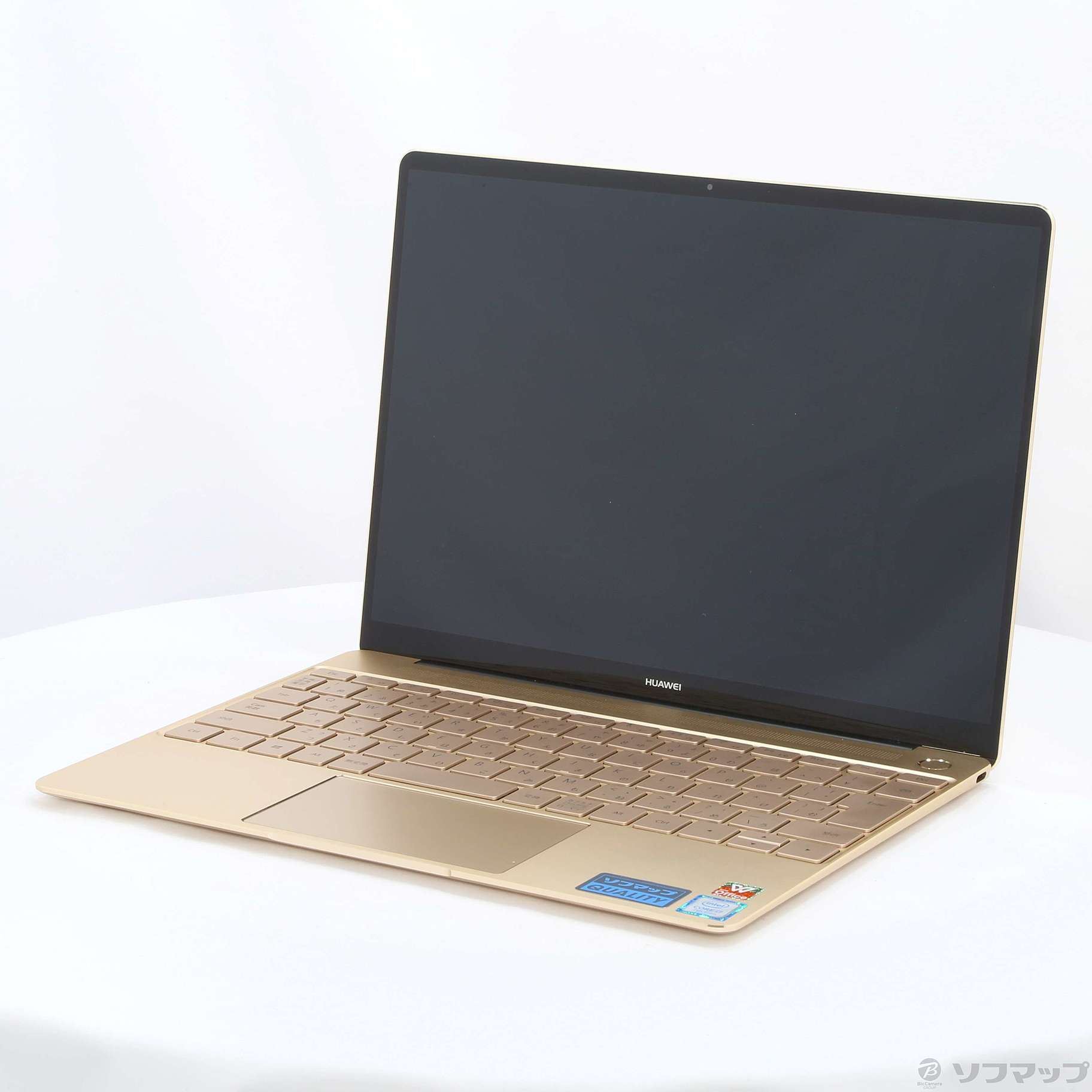 中古】MateBook X WW19AHI78S51NGO プレステージゴールド 〔Windows 10