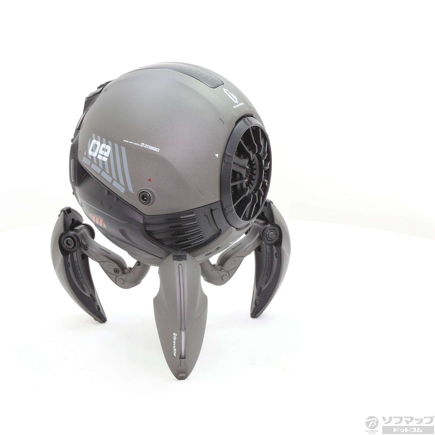 Gravastar G1 メタルグレー (グラバスター ワイヤレススピーカー) 球体ロボット風スピーカー「Gravastar G1」日本上陸へ - AV Watch