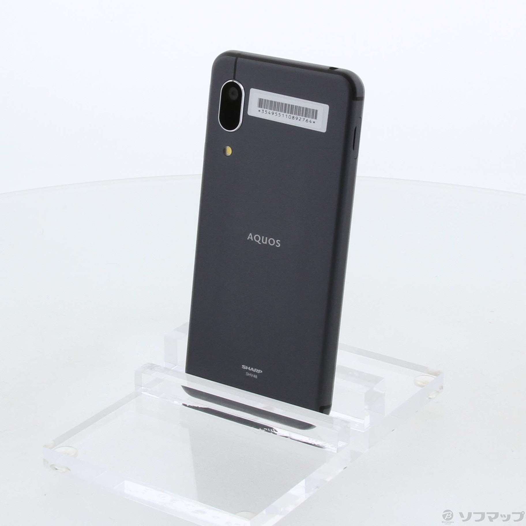 中古】AQUOS sense3 basic 32GB ブラック SHV48 auロック解除SIMフリー