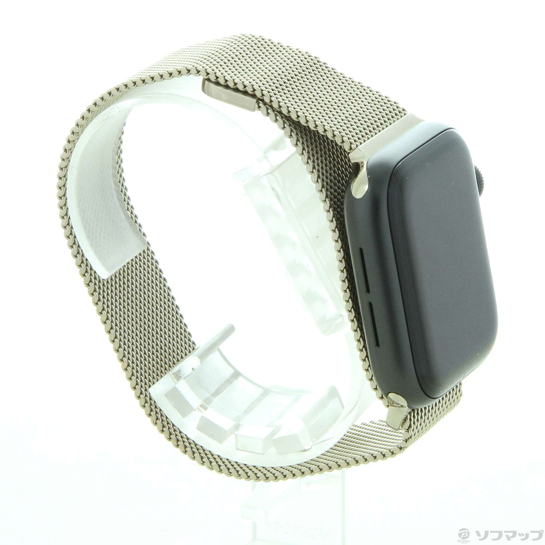 Apple Watch SE GPS 40mm スペースグレイアルミニウムケース ゴールドミラネーゼループ