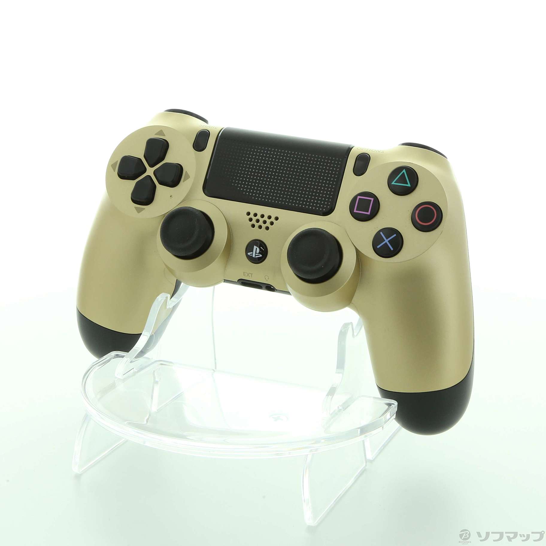 中古】ワイヤレスコントローラー DUALSHOCK 4 CUH-ZCT1J06 ゴールド