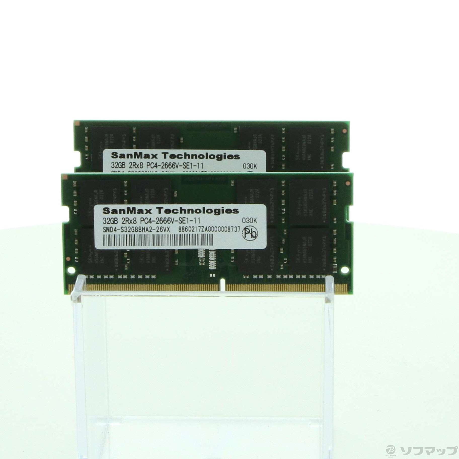 中古】260P PC4-21300 DDR4-2666 64GB 32GB×2枚組 [2133029596433] - リコレ！|ビックカメラグループ  ソフマップの中古通販サイト