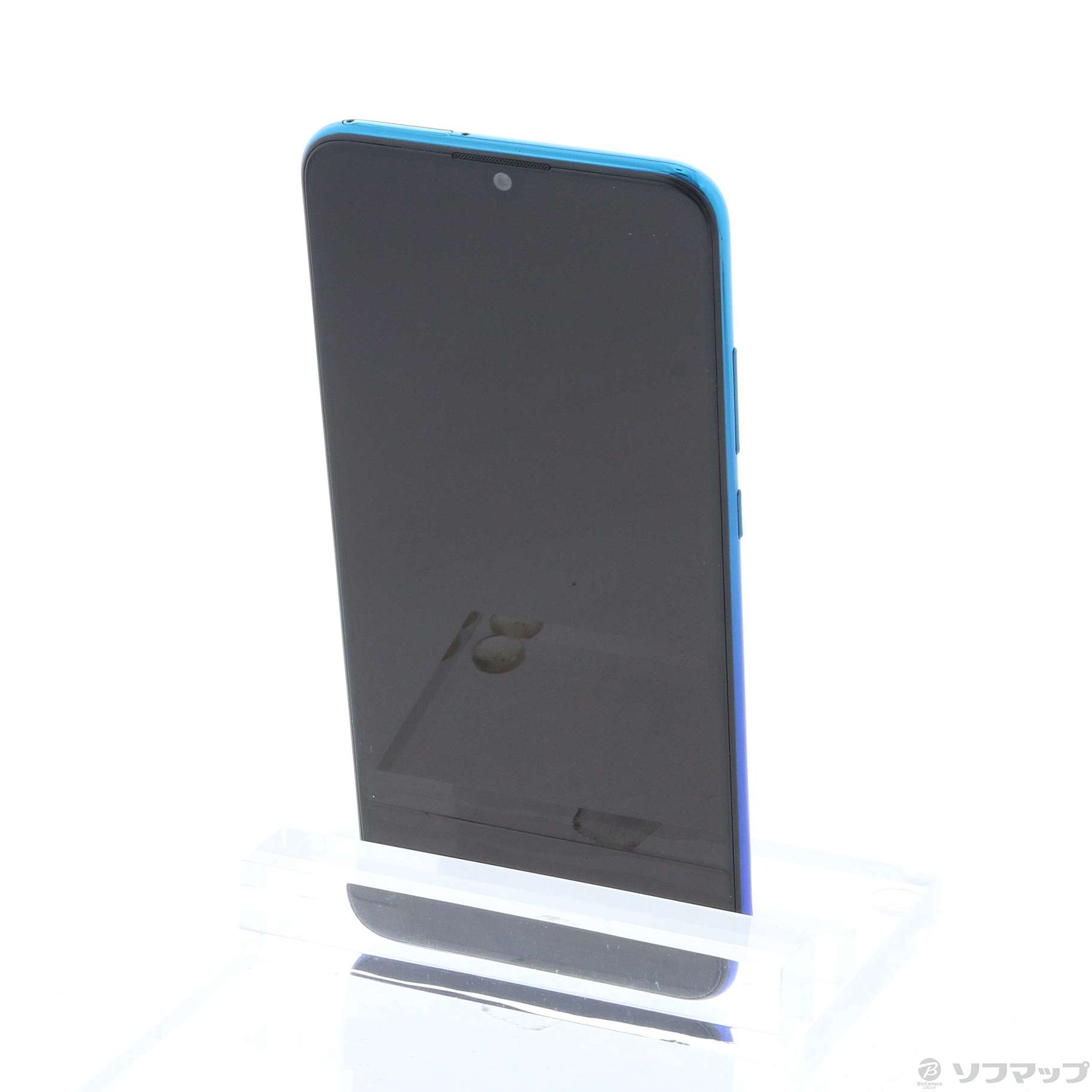 中古】HUAWEI nova lite3 32GB オーロラブルー HWU35 UQ mobile