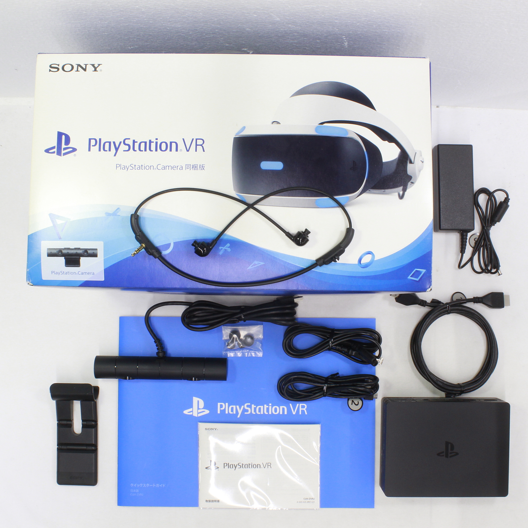 中古】PlayStation VR PlayStation Camera 同梱版／CUHJ-16003