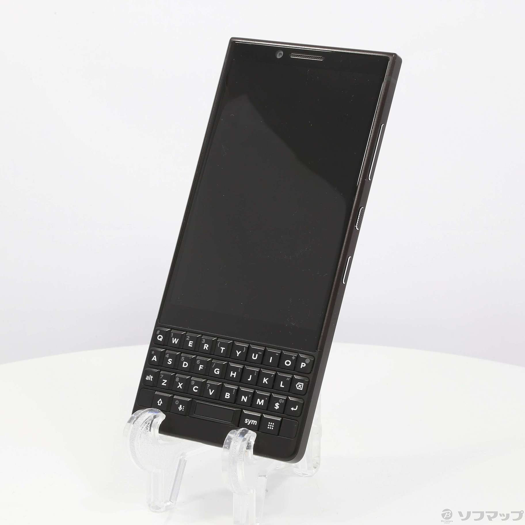 中古】BlackBerry KEY2 128GB ブラック BBF1009 SIMフリー