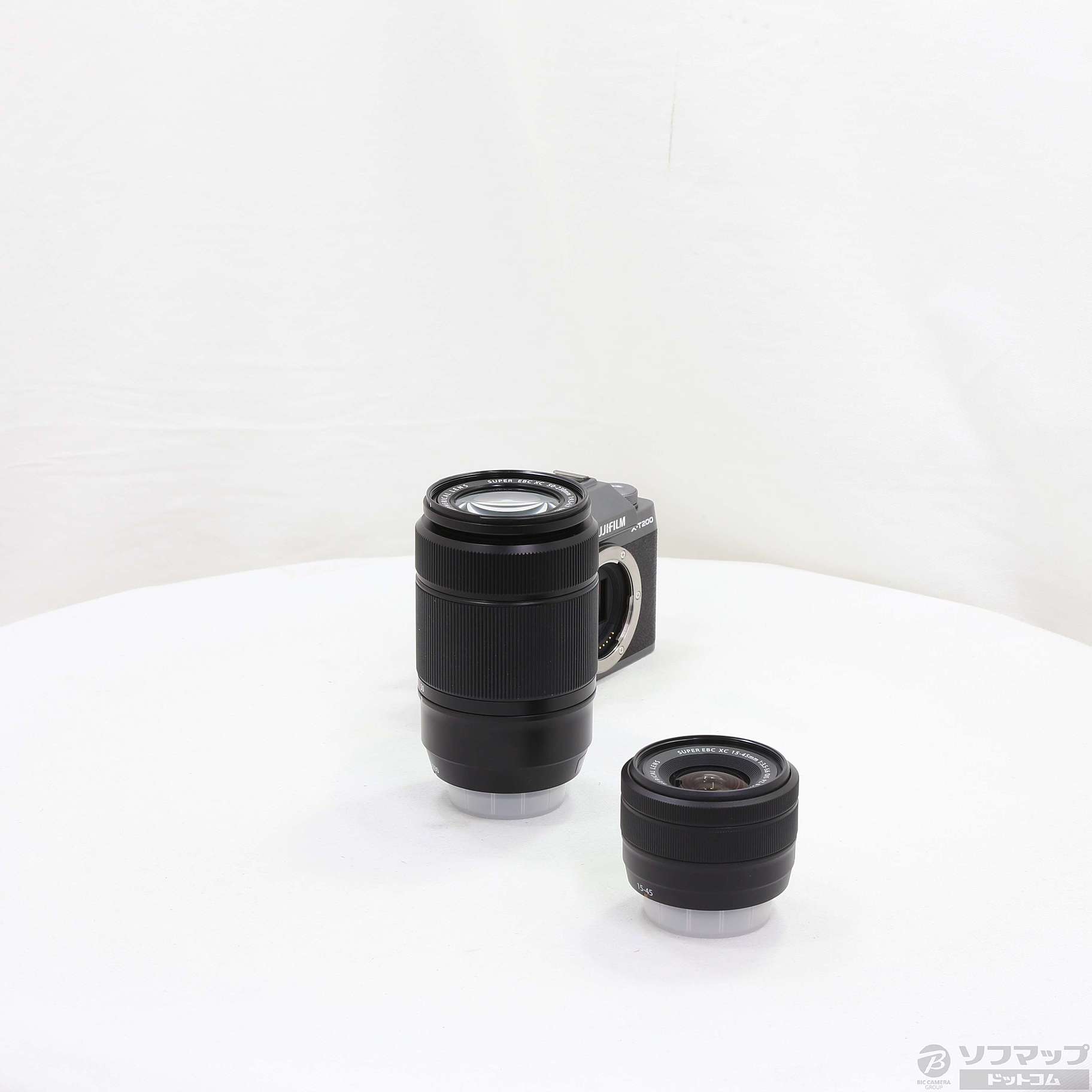 富士フイルム(FUJIFILM) X-T200 XCレンズキット ダークシルバー FUJIFILM フジフイルム ミラーレス X-T200 レンズキット ダーク