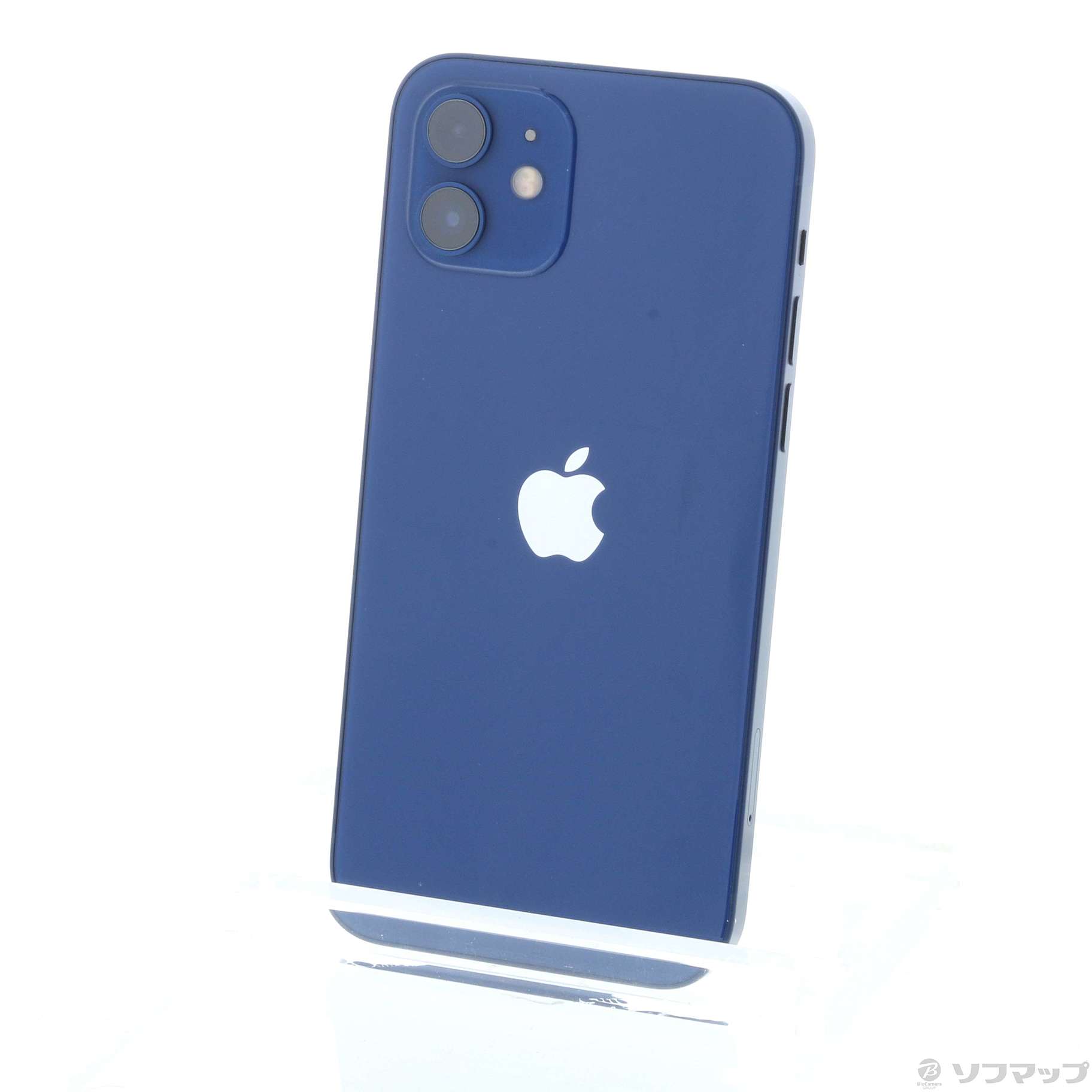 iPhone 12 ブルー 64 GB SIMフリー レザーケース付き-