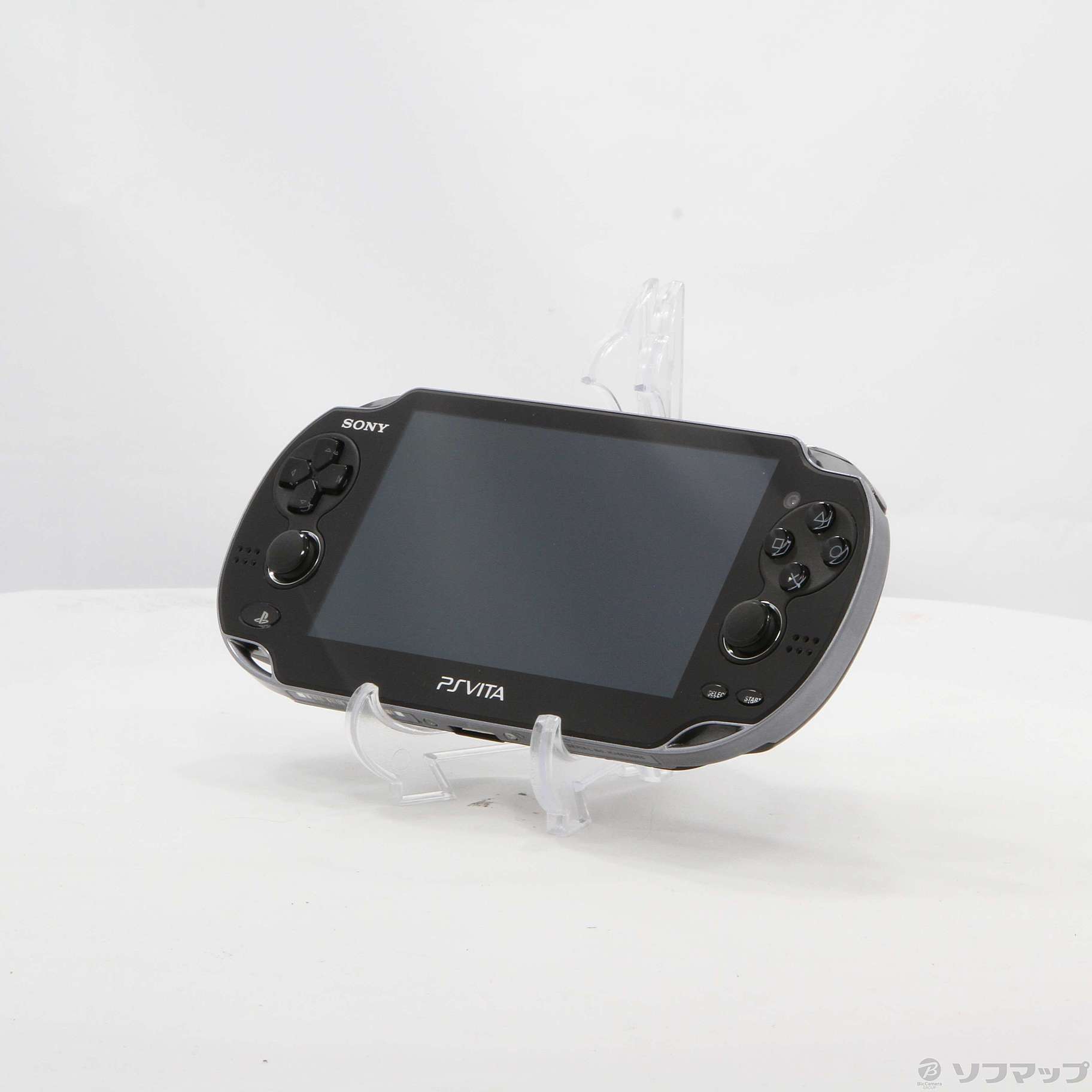 中古】PlayStation Vita 3G／WI-FIモデル クリスタルブラックPCH-1100 
