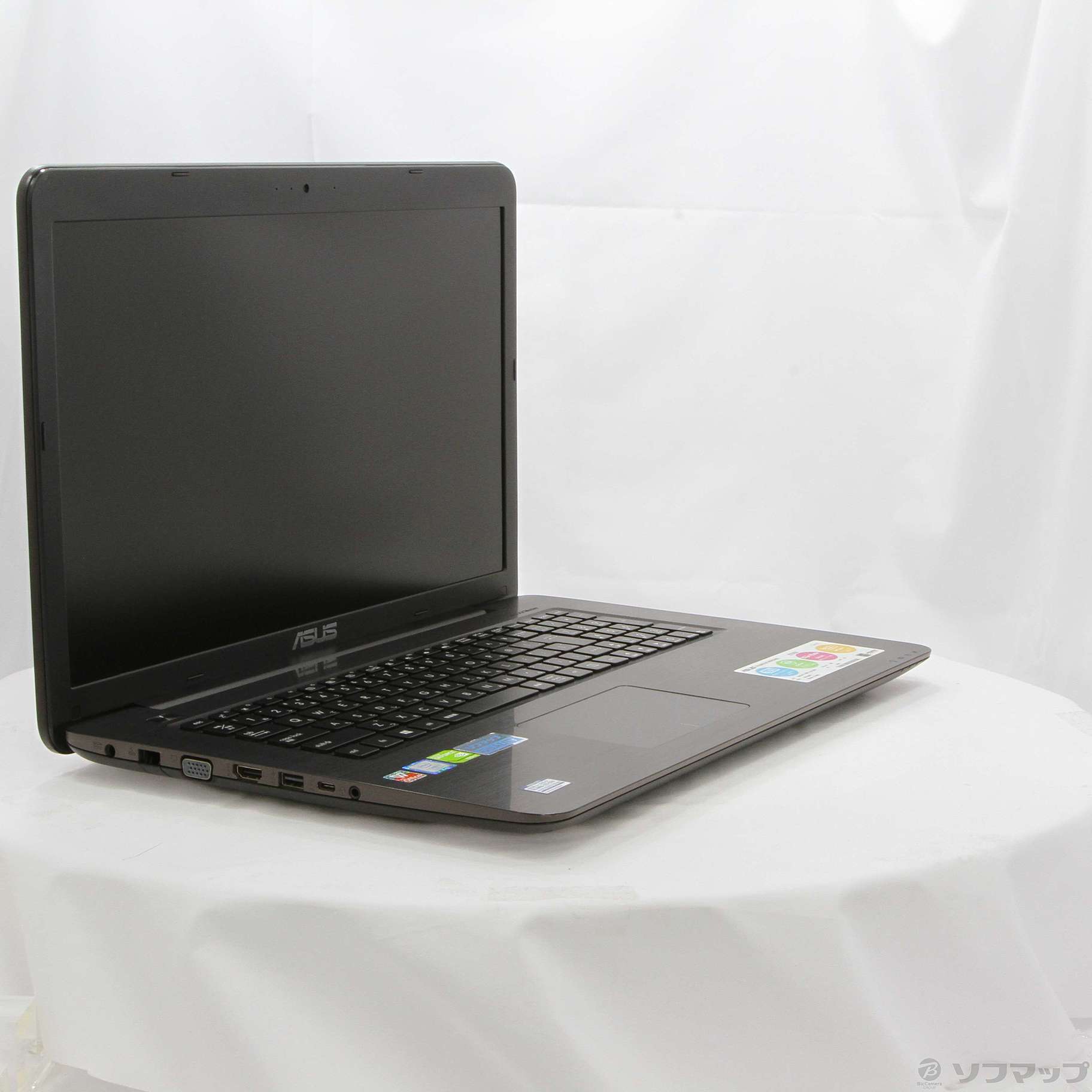 VivoBook X756UV-T7500 ダークブラウン 〔Windows 10〕
