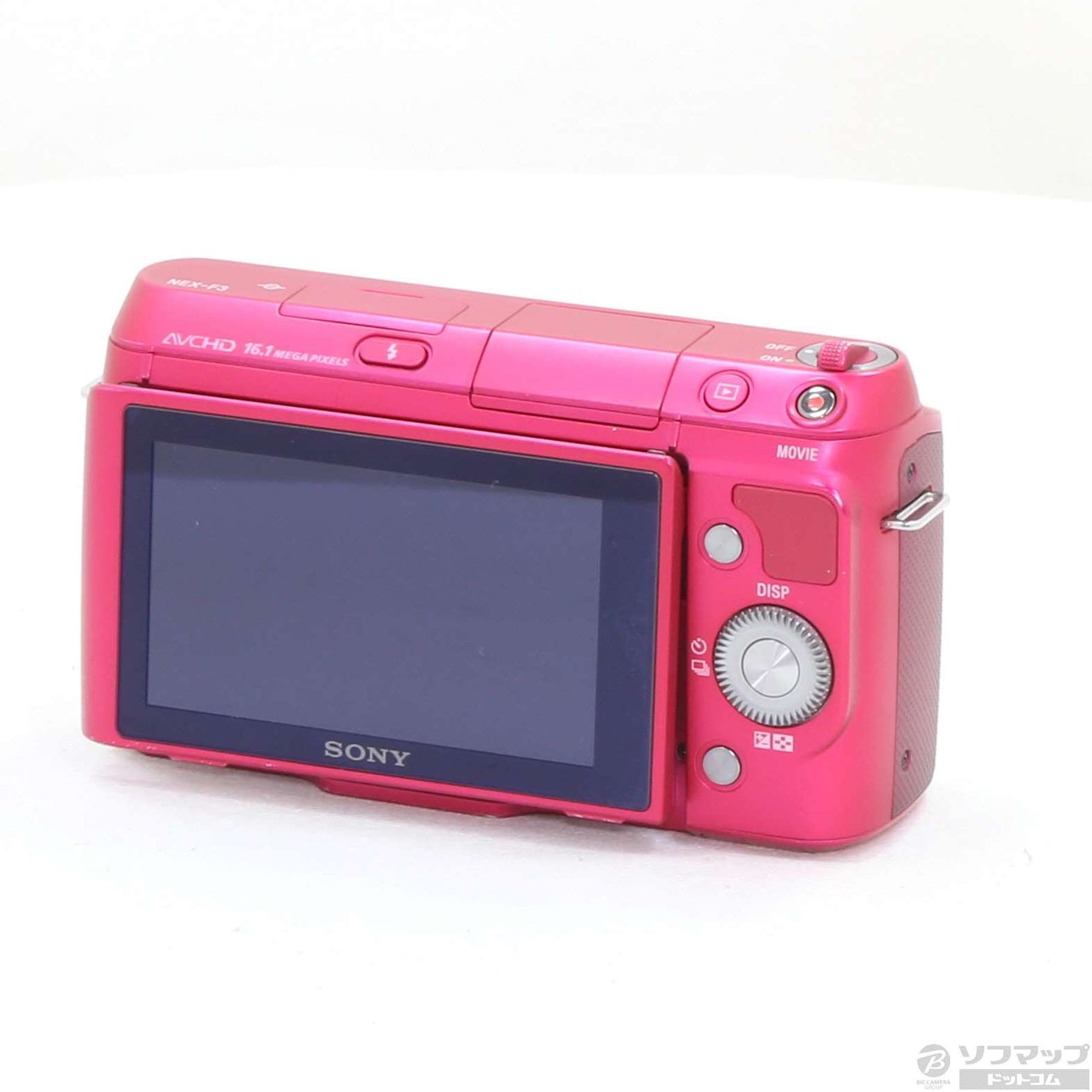 中古】α NEX-F3 ボディ ピンク [2133029797793] - リコレ