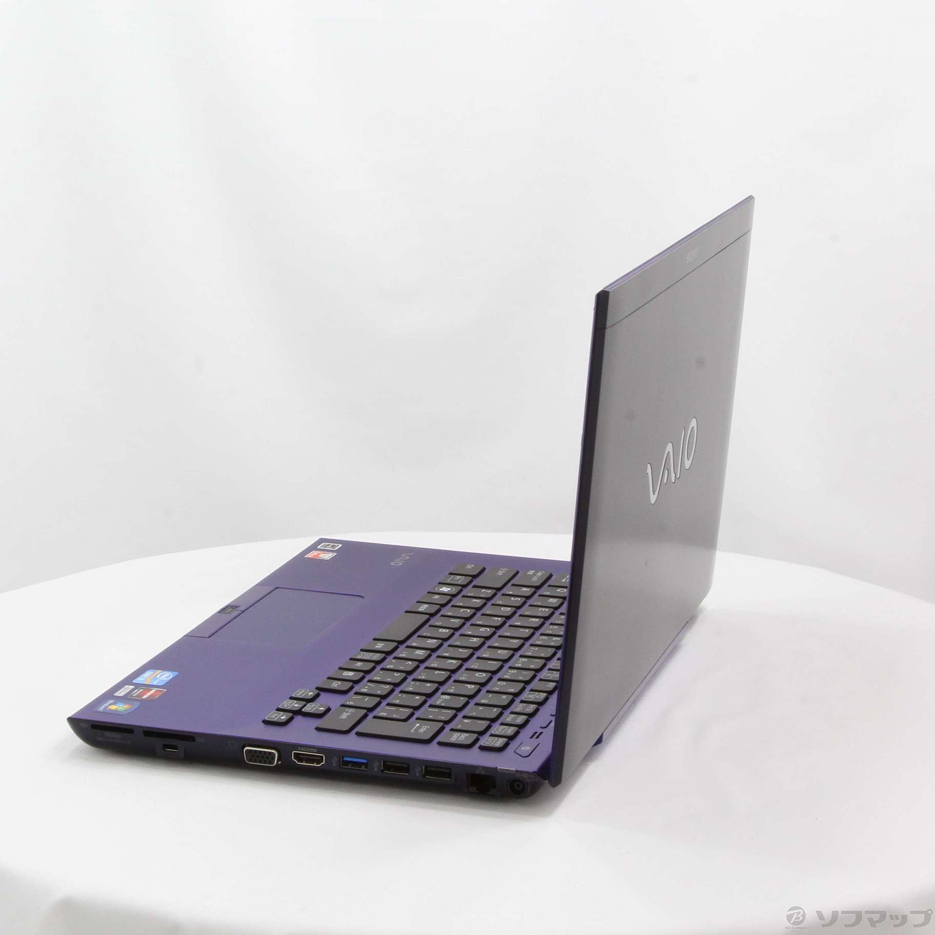 格安安心パソコン VAIO S VPCSB28FJ／L ブルー ※バッテリー完全消耗