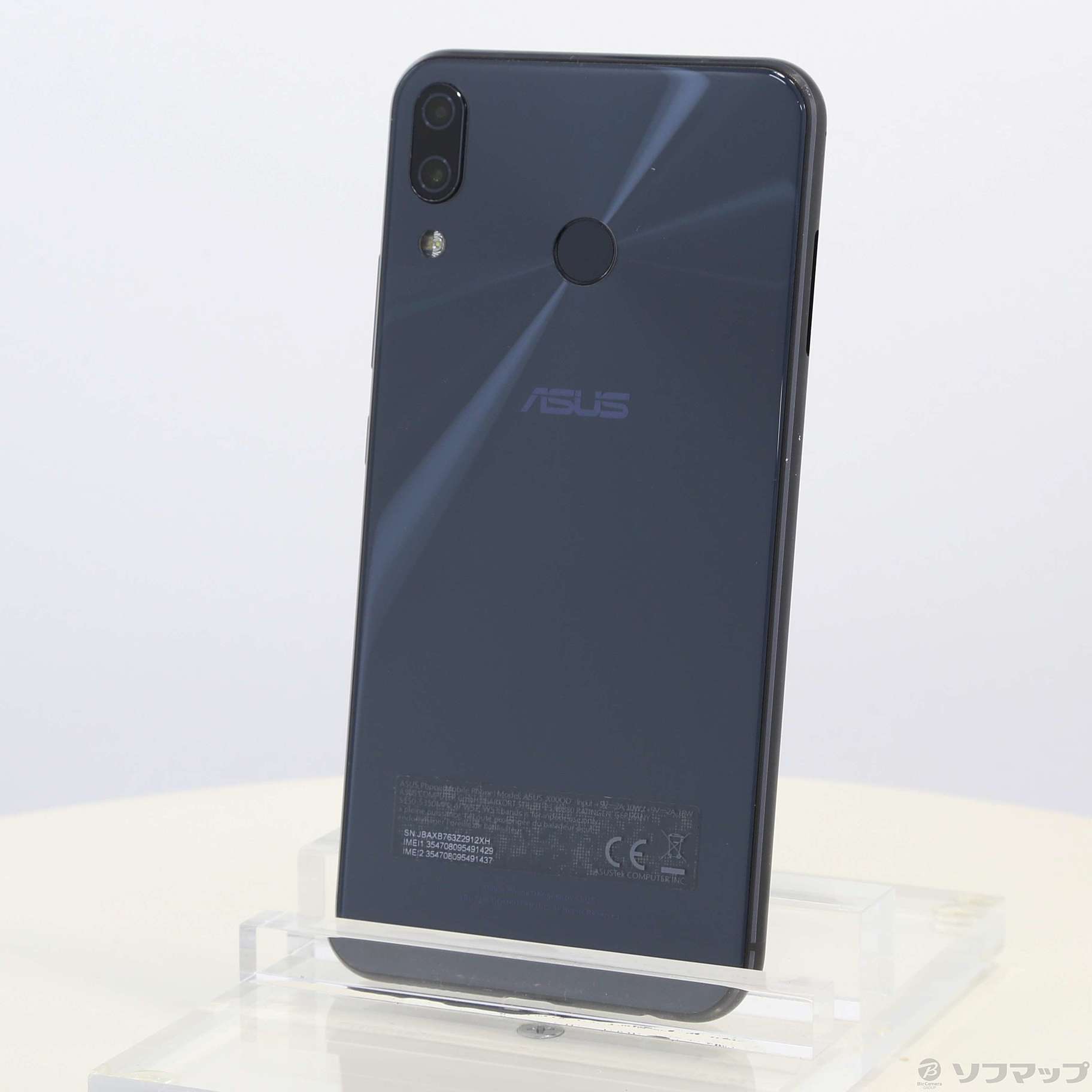 中古】ZenFone 5 64GB シャイニーブラック ZE620KL-BK64S6 SIMフリー ...