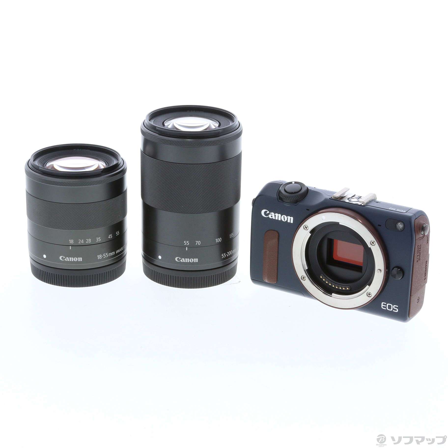 Canon EOS M2 ダブルレンズキット ベイブルー 美品 SD64GB付 - www 