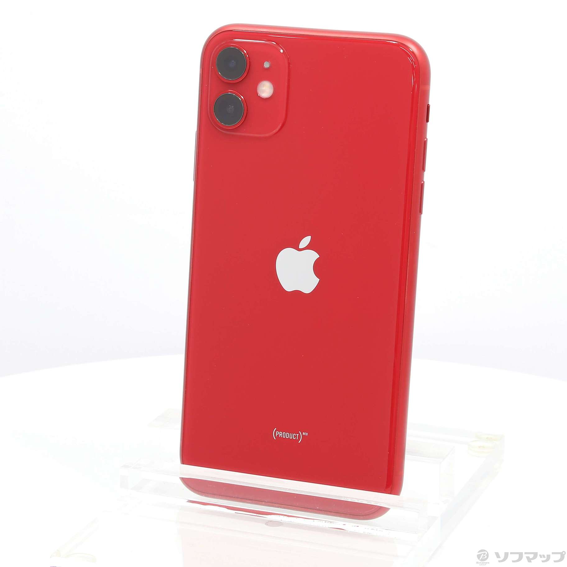 中古】〔展示品〕 iPhone11 64GB プロダクトレッド MWLV2J／A SIM