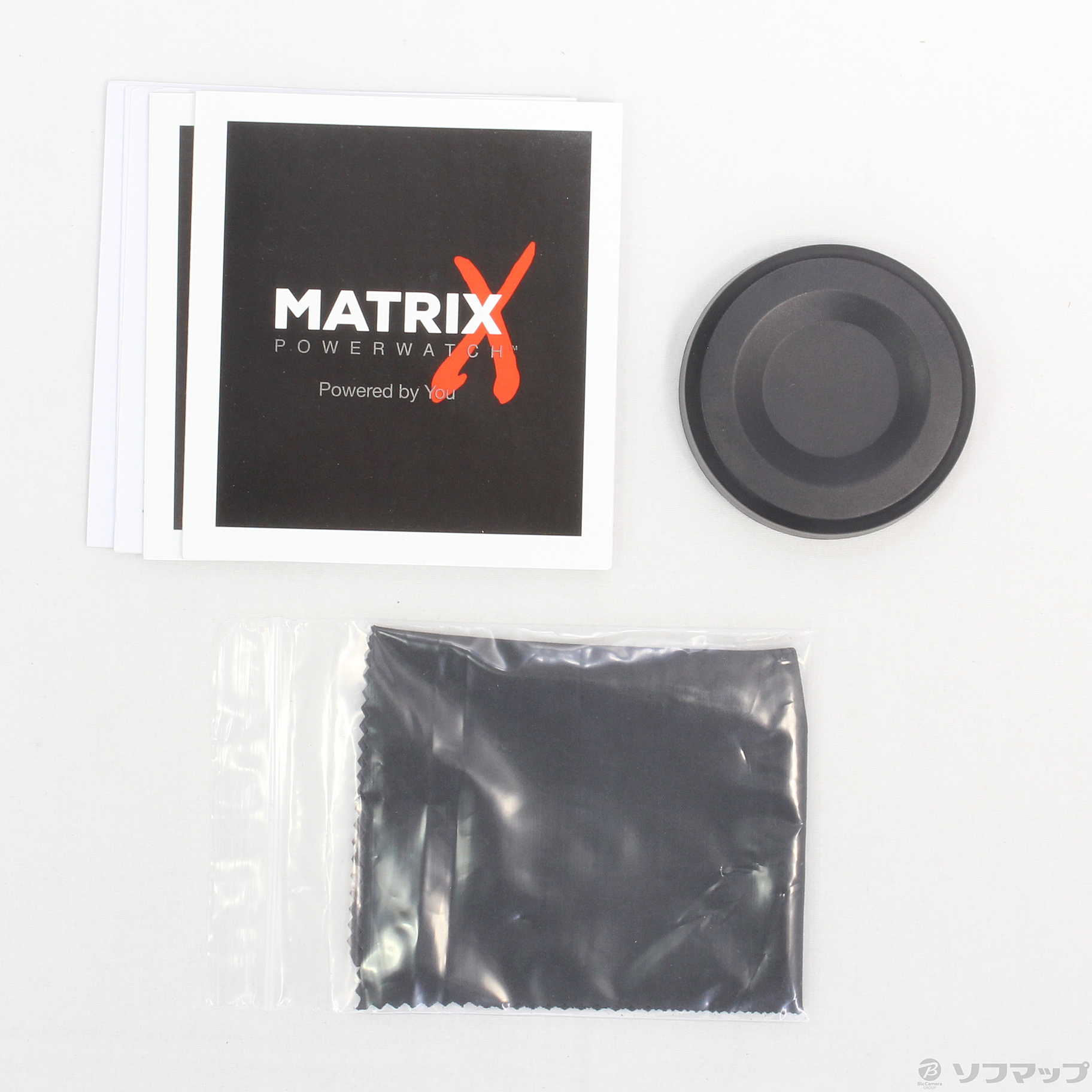 Matrix power watch X (外箱付き) 中古】セール対象品 〔展示品〕 Matrix Power Watch X PW05JP ブラック