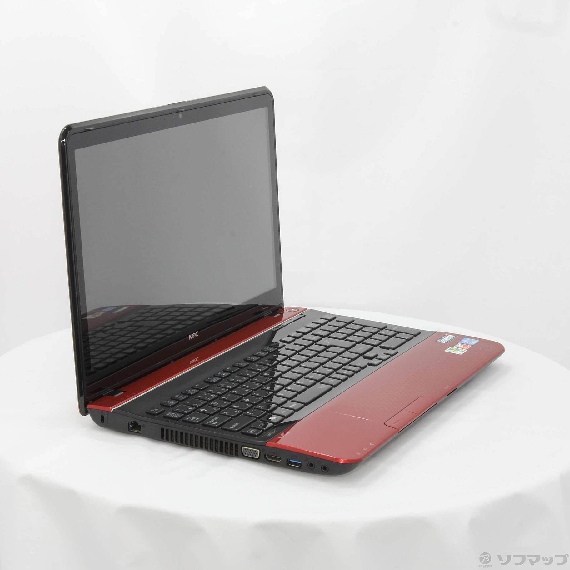 中古】格安安心パソコン LaVie S PC-LS550J21JR クロスレッド 