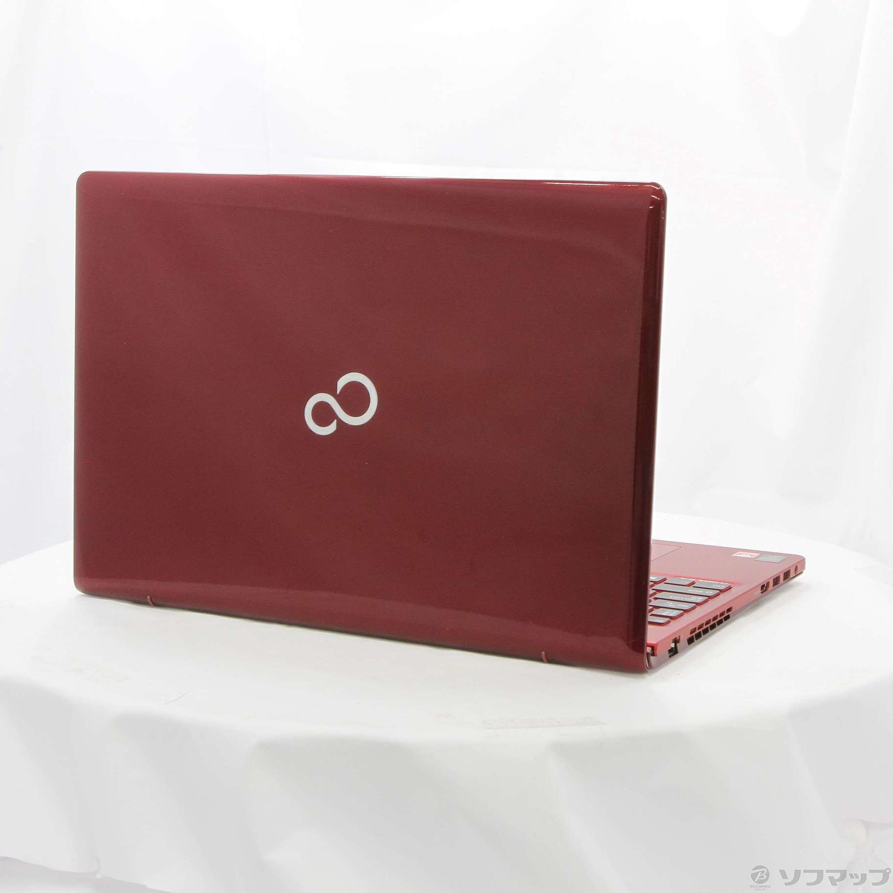 中古】LIFEBOOK AH77／M FMVA77MR ガーネットレッド
