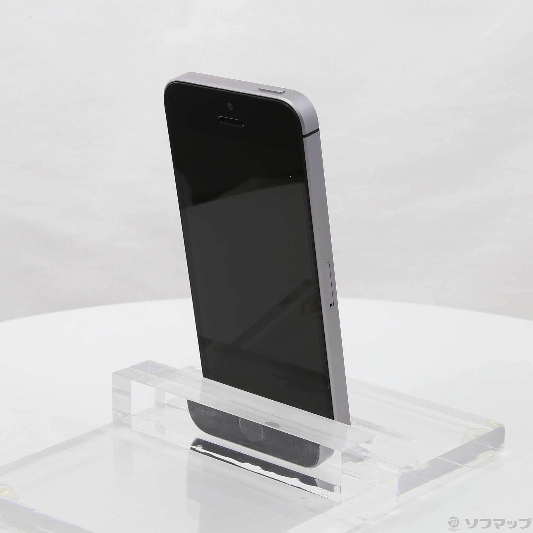 中古】iPhone SE 64GB スペースグレイ MLM62J／A SIMフリー ◇01/18(月