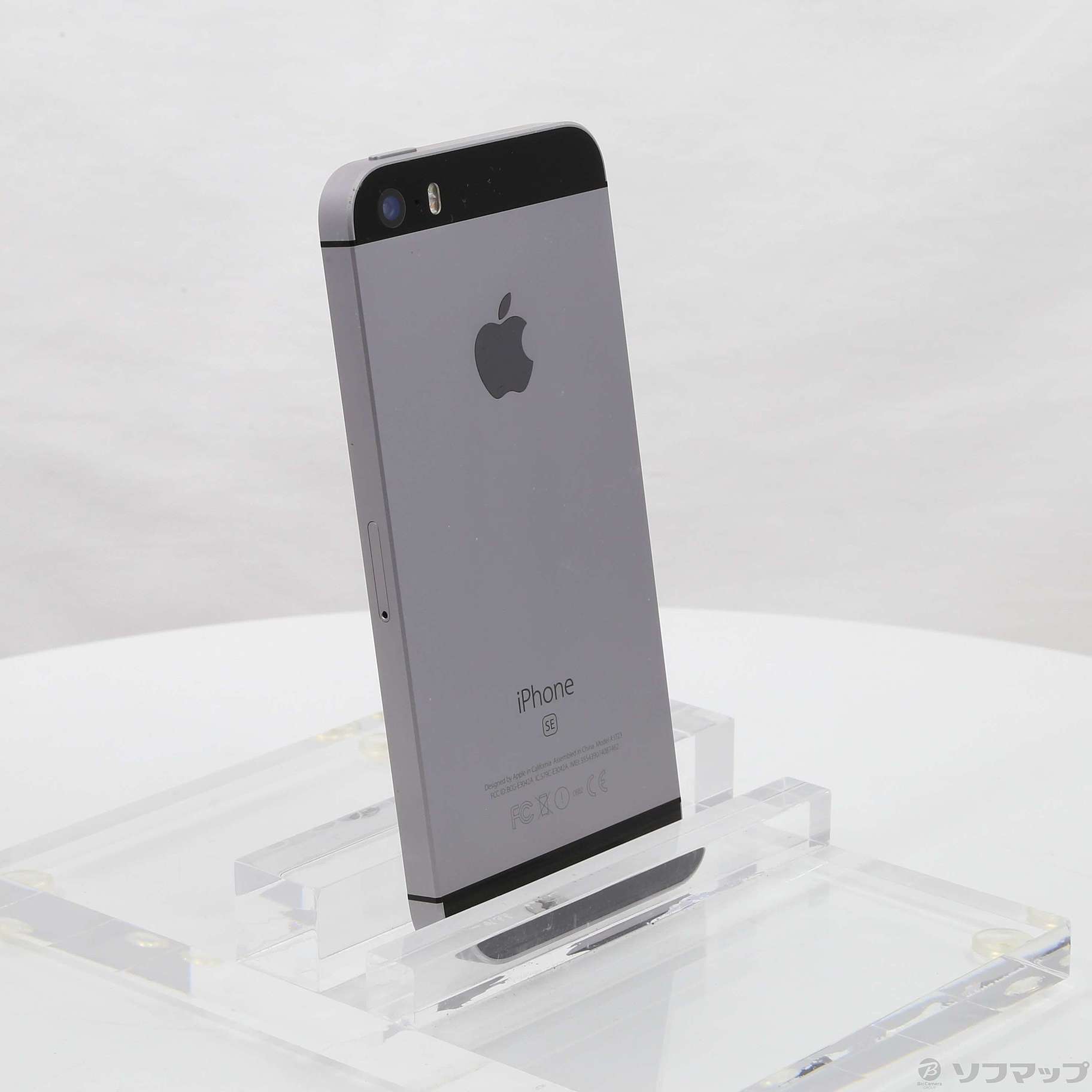 中古】iPhone SE 64GB スペースグレイ MLM62J／A SIMフリー ◇01/18(月