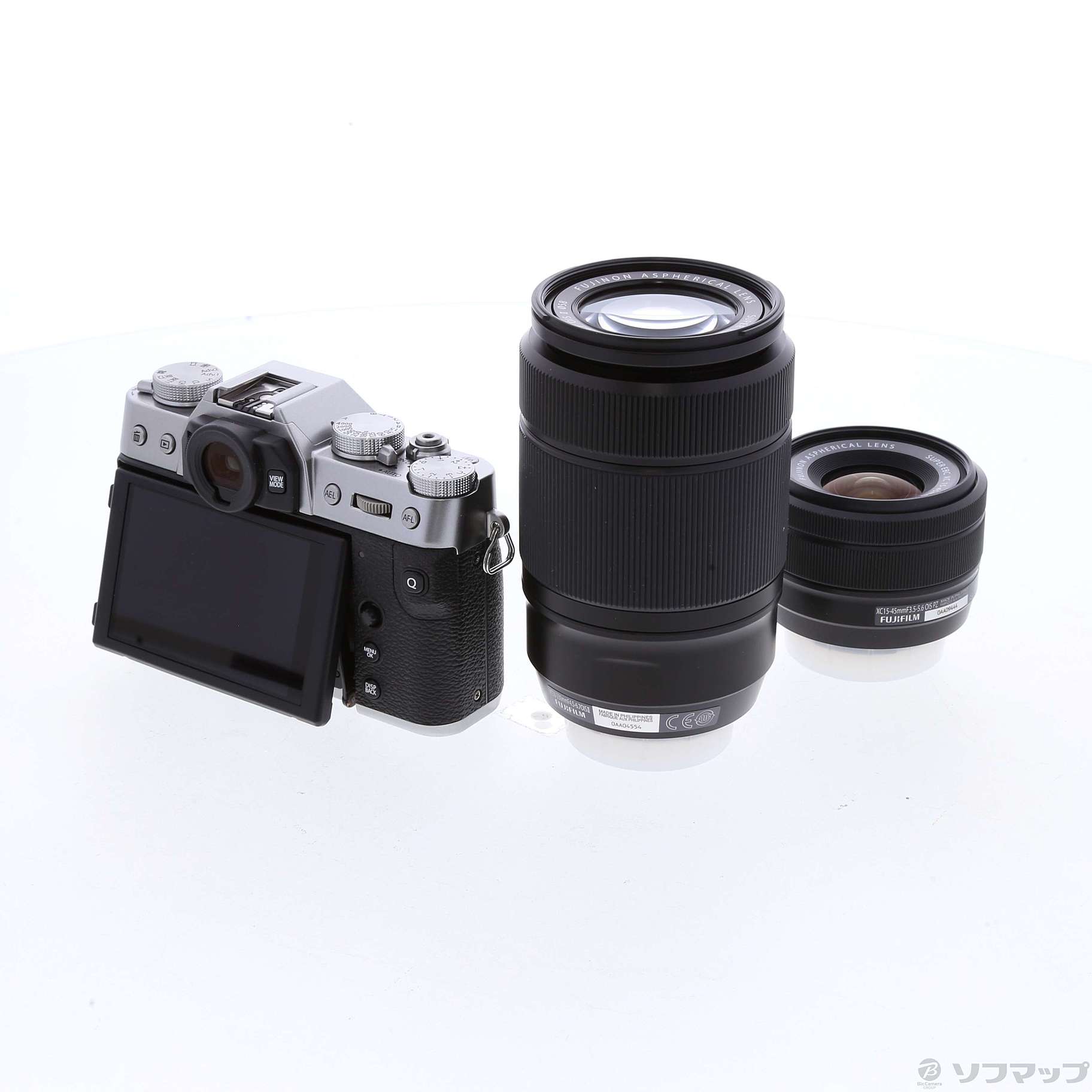 中古】X-T30 FX-T30WZLK-S ダブルズームレンズキット シルバー 