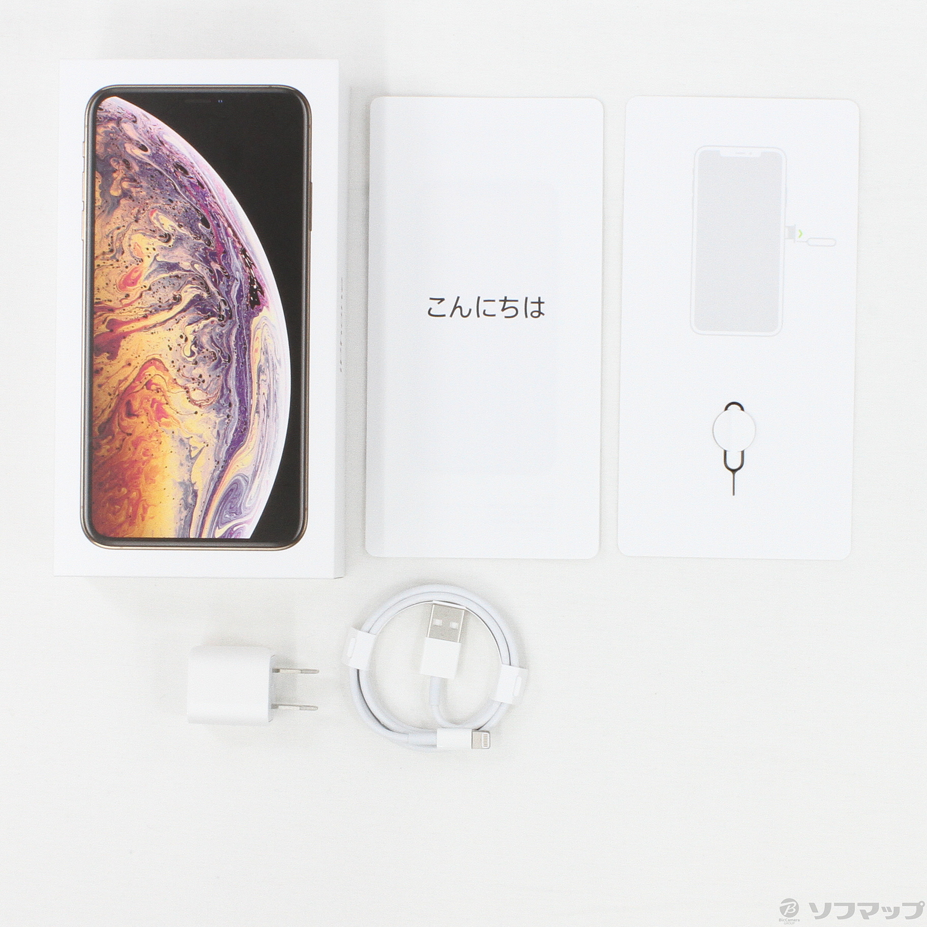 中古】iPhoneXS Max 256GB ゴールド MT6W2J／A SIMフリー