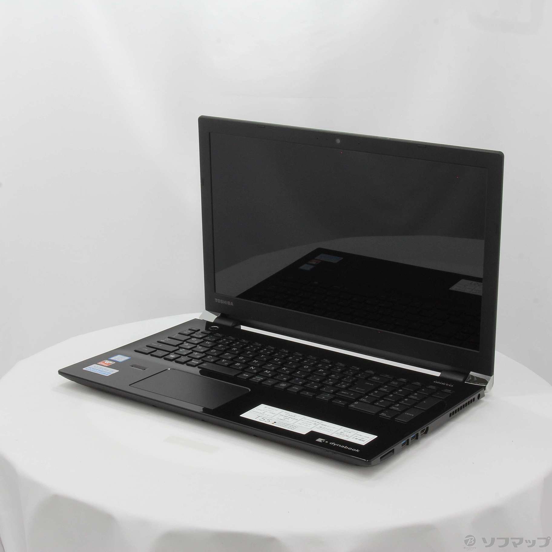 中古】dynabook T55／DB PT55DBP-BJA2 プレシャスブラック 〔Windows